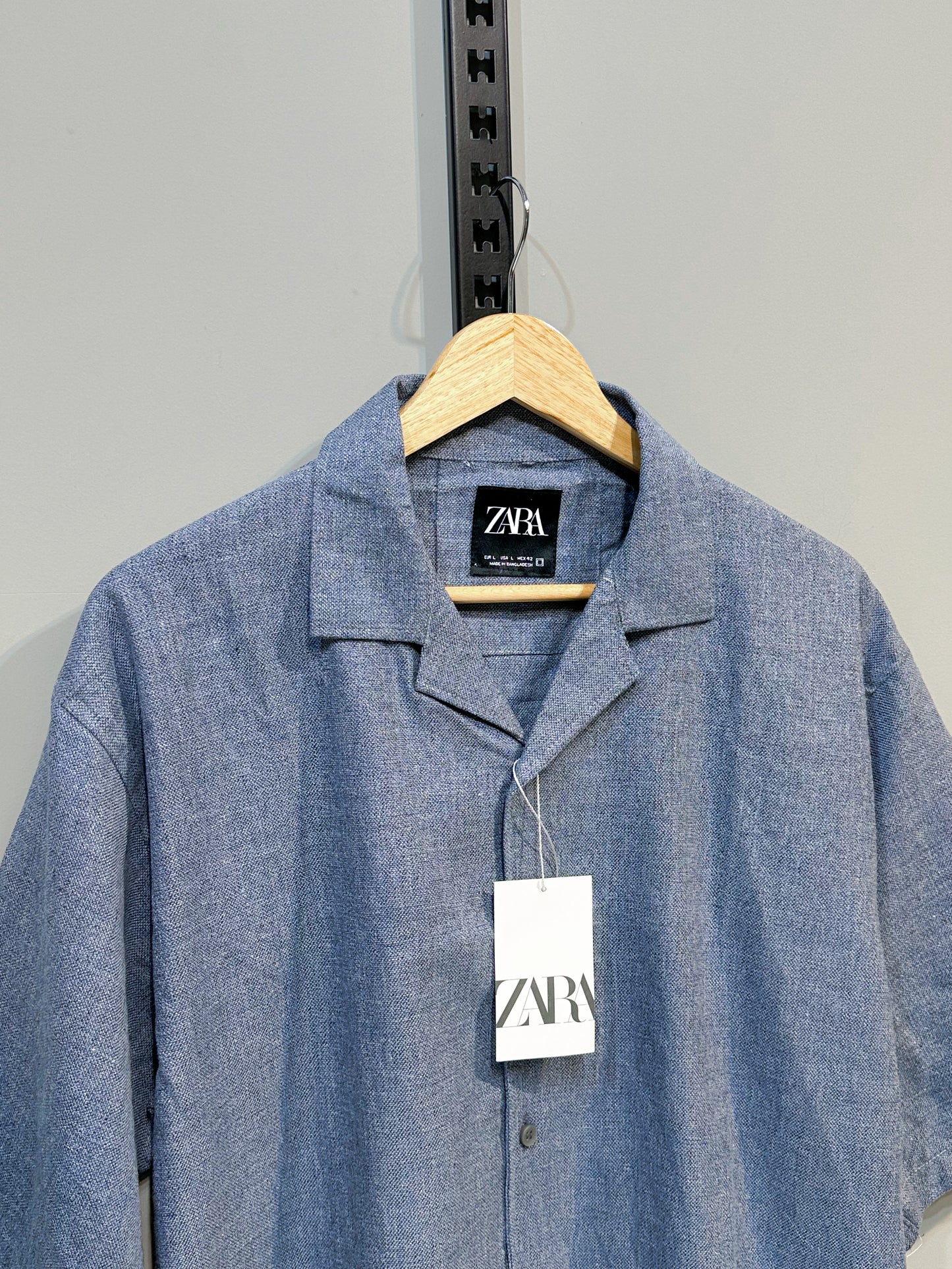 Cuban half shirt - Grey