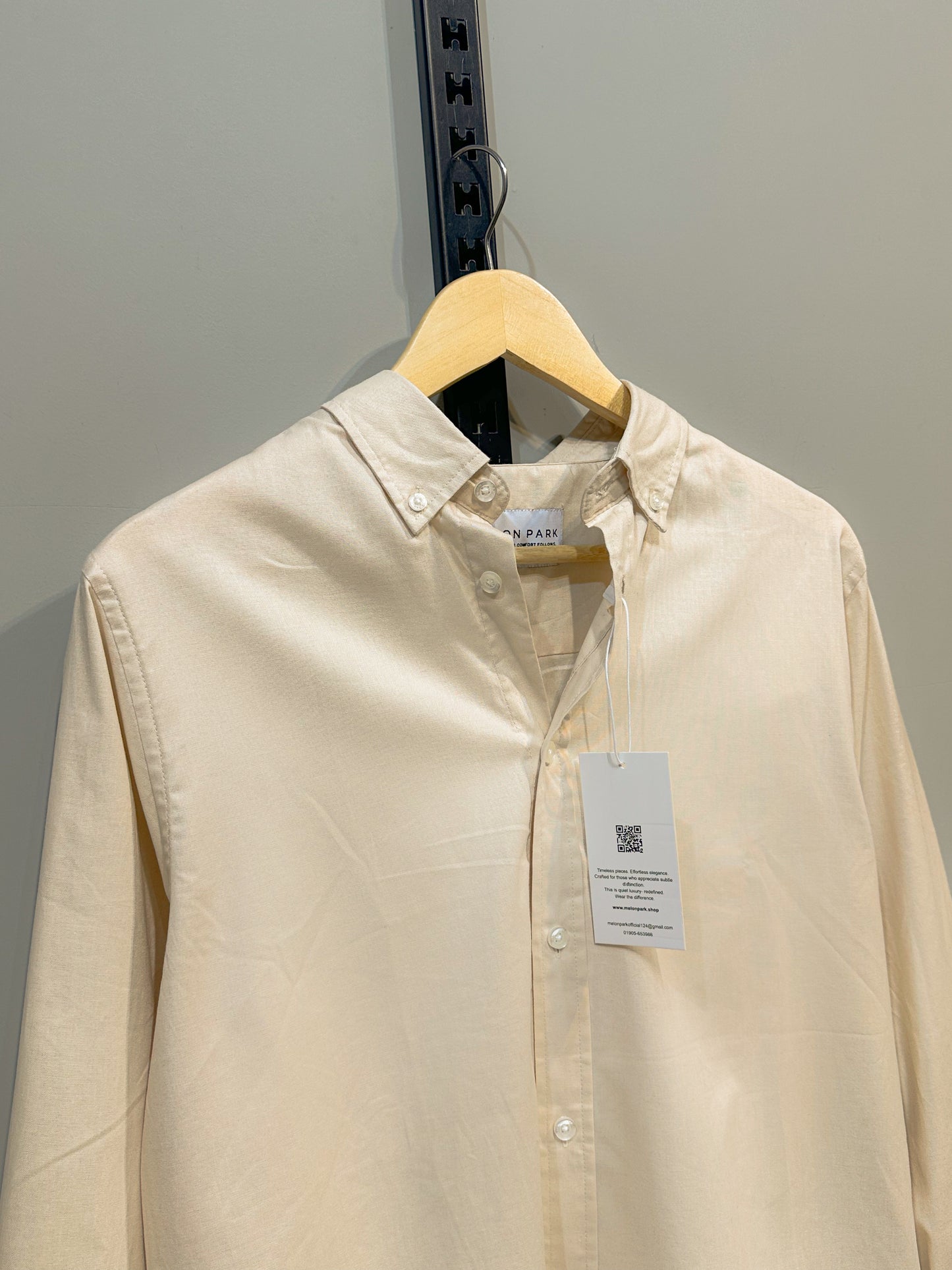 Oxford Shirt - Light Beige