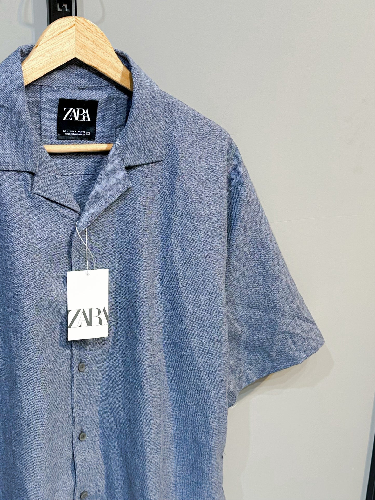 Cuban half shirt - Grey