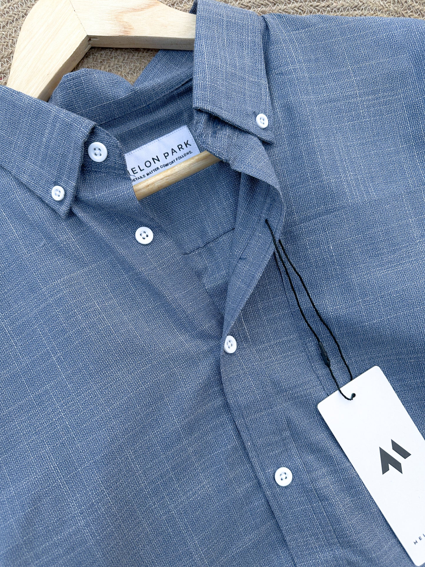 Linen Full sleeve Shirt- Dark Grey