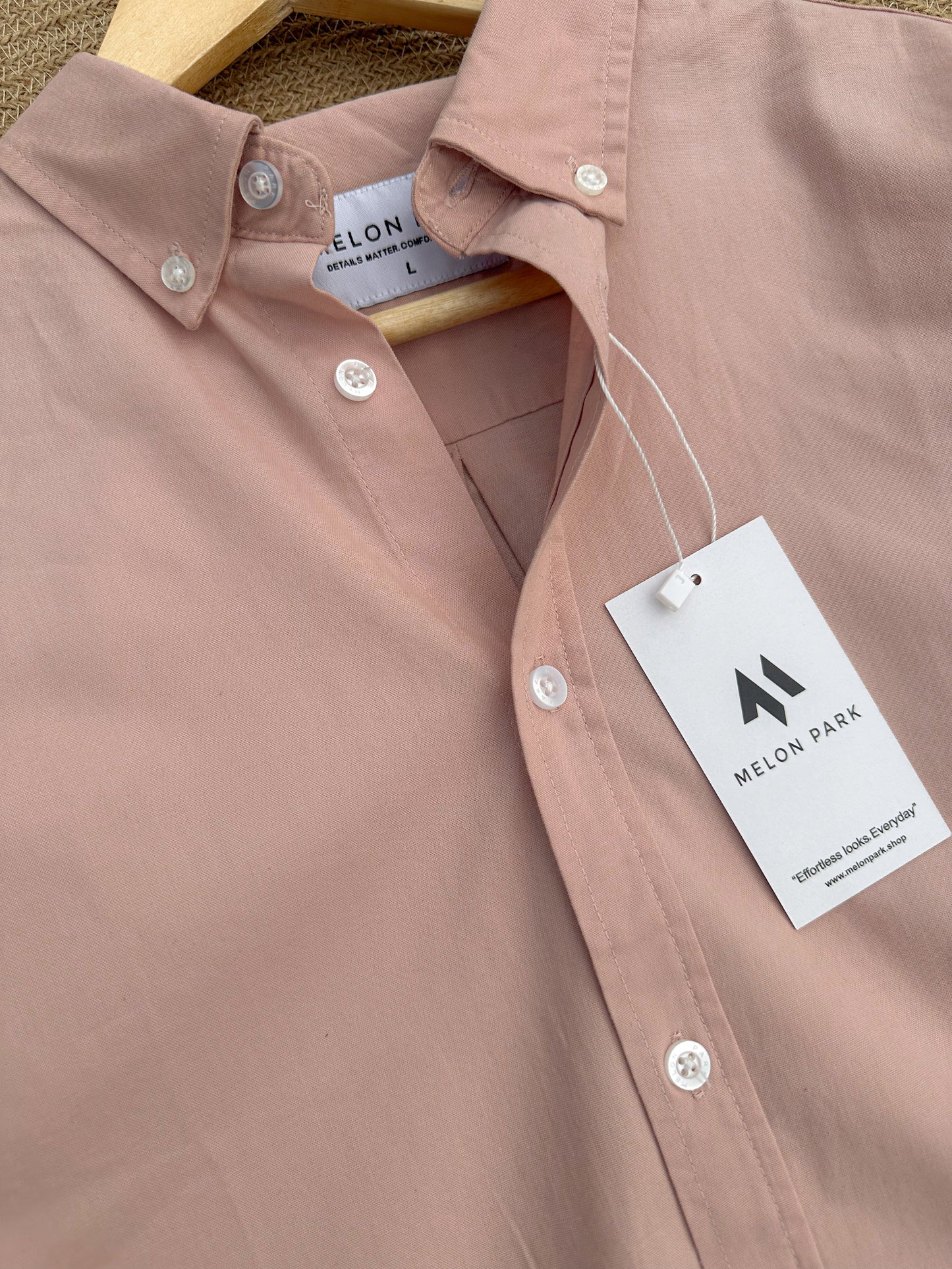 Oxford Shirt - Soft Pink