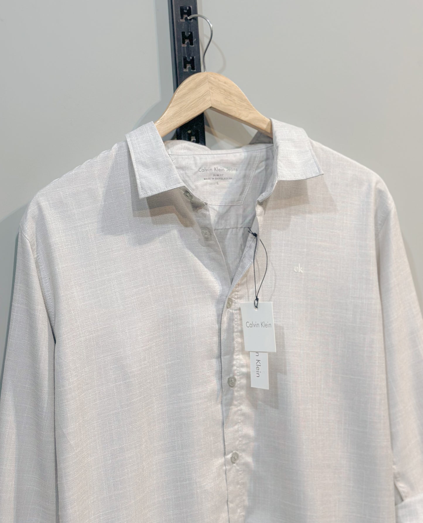 Classic full sleeve shirt - Light Ash