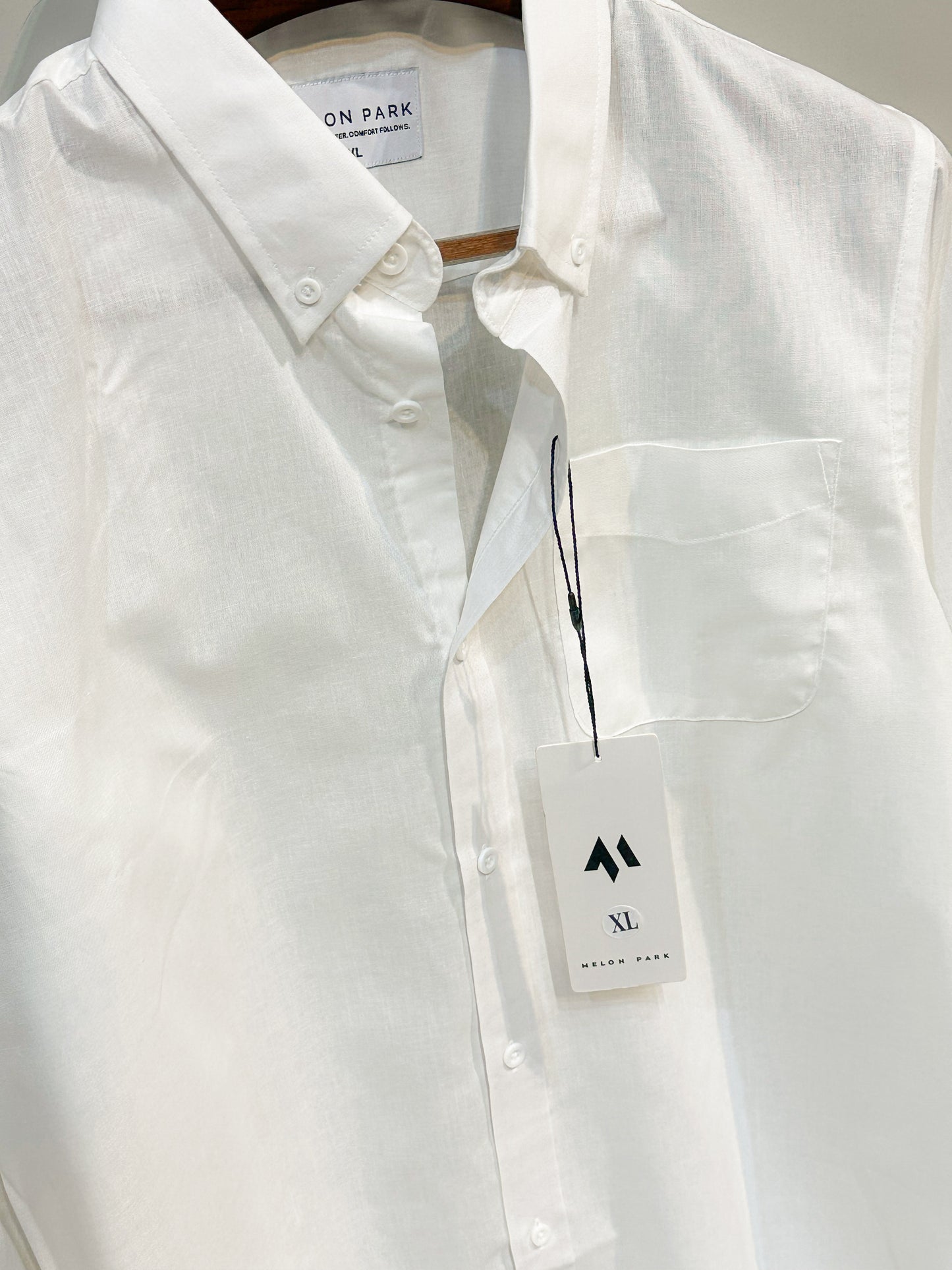 Linen Full sleeve Shirt- Soft White