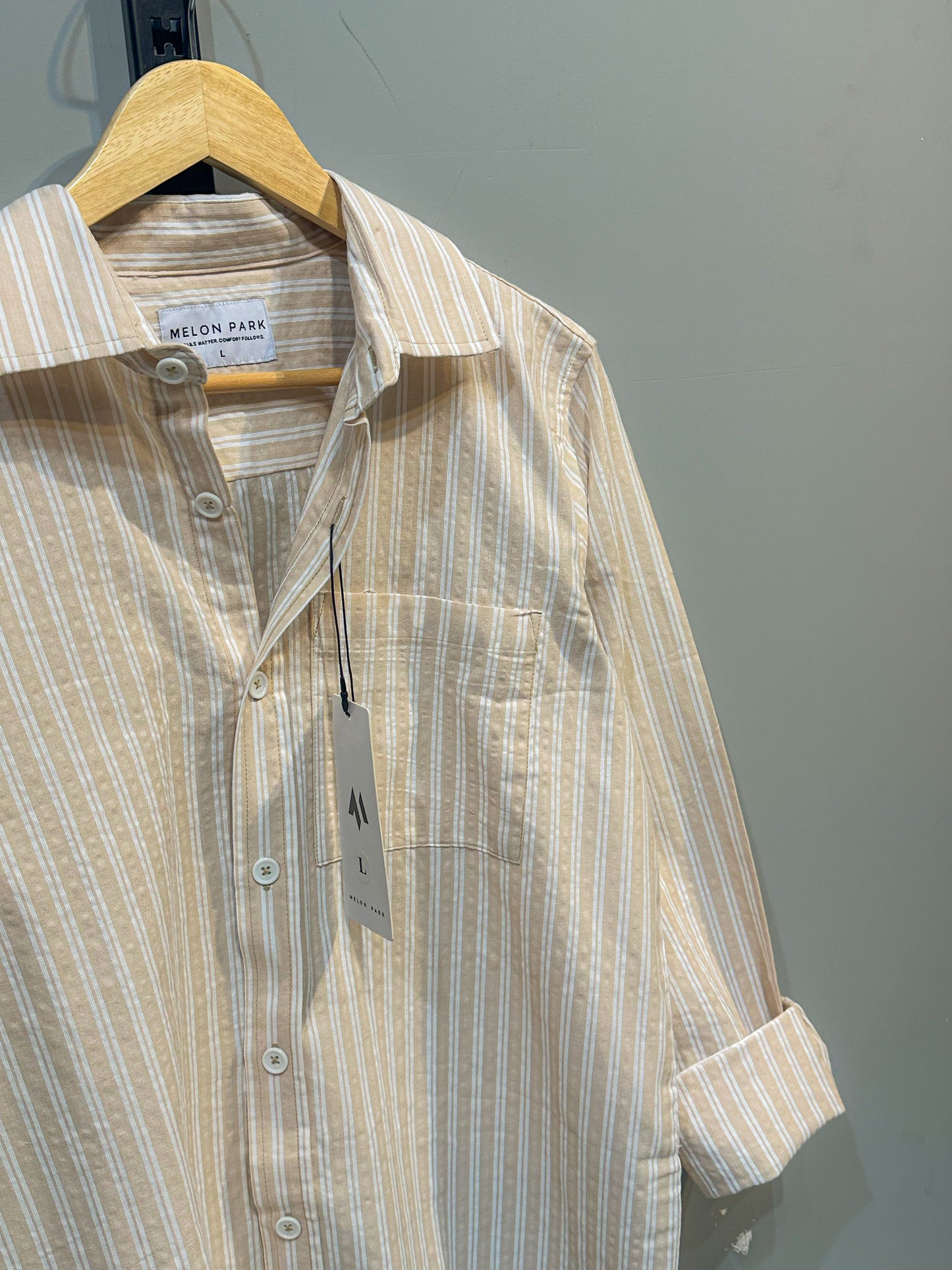 Old Money Full sleeve shirt - Soft Terracotta