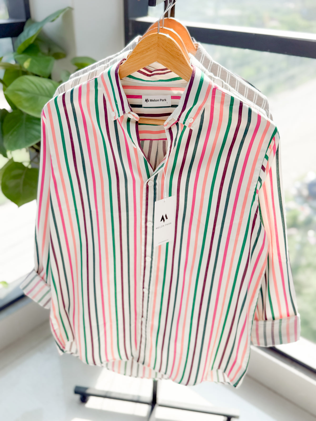 Gentle stripe shirt - Carnival stripe
