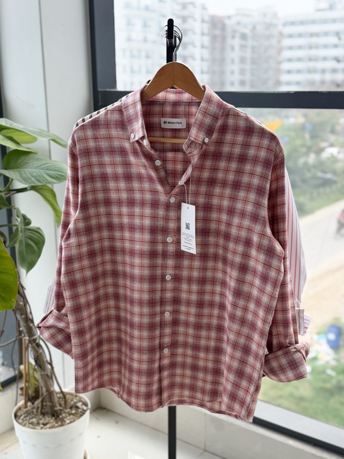 Gentle check shirt - The Rosewood Check