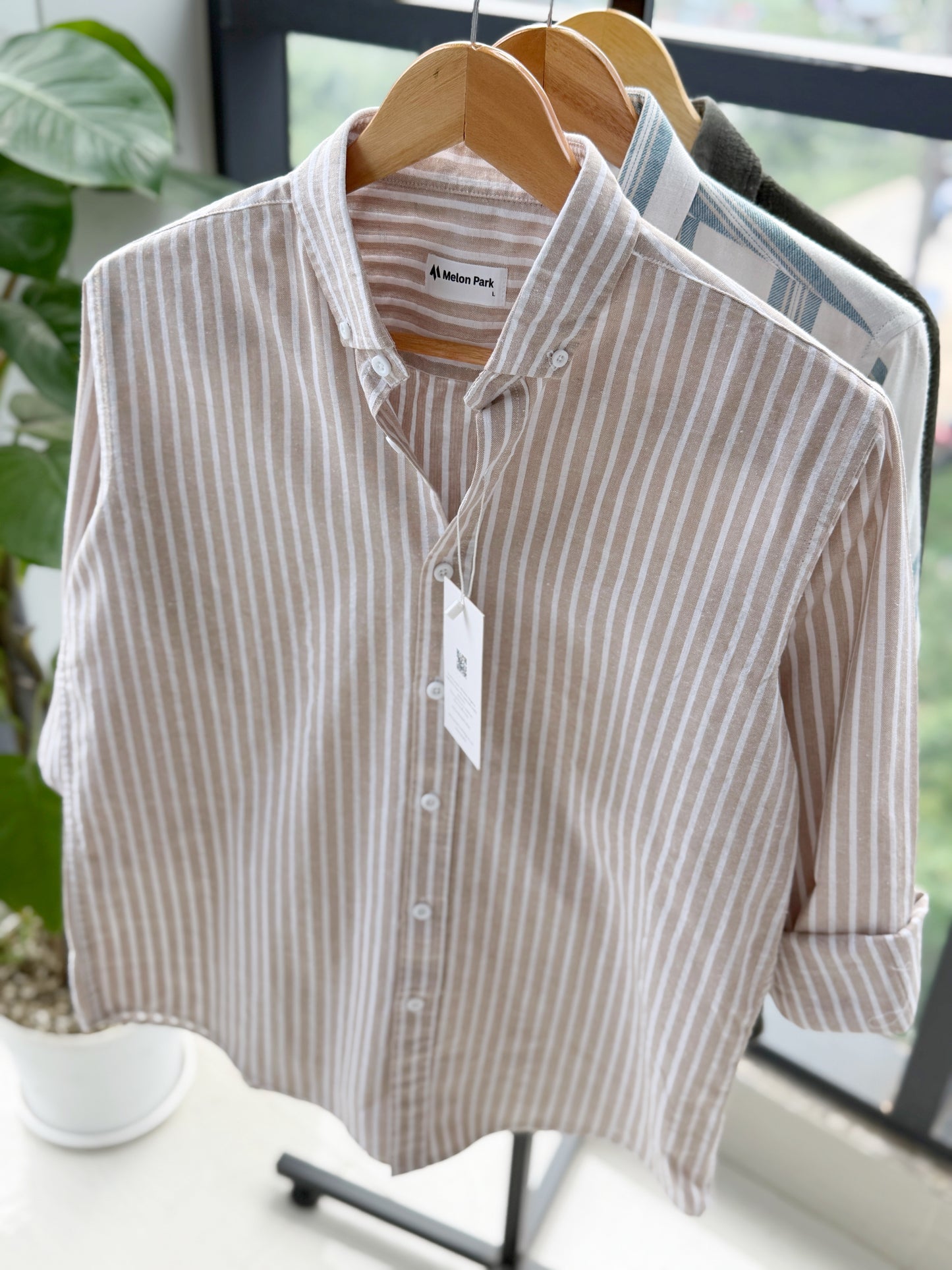 Gentle stripe shirt - Sandy Beach