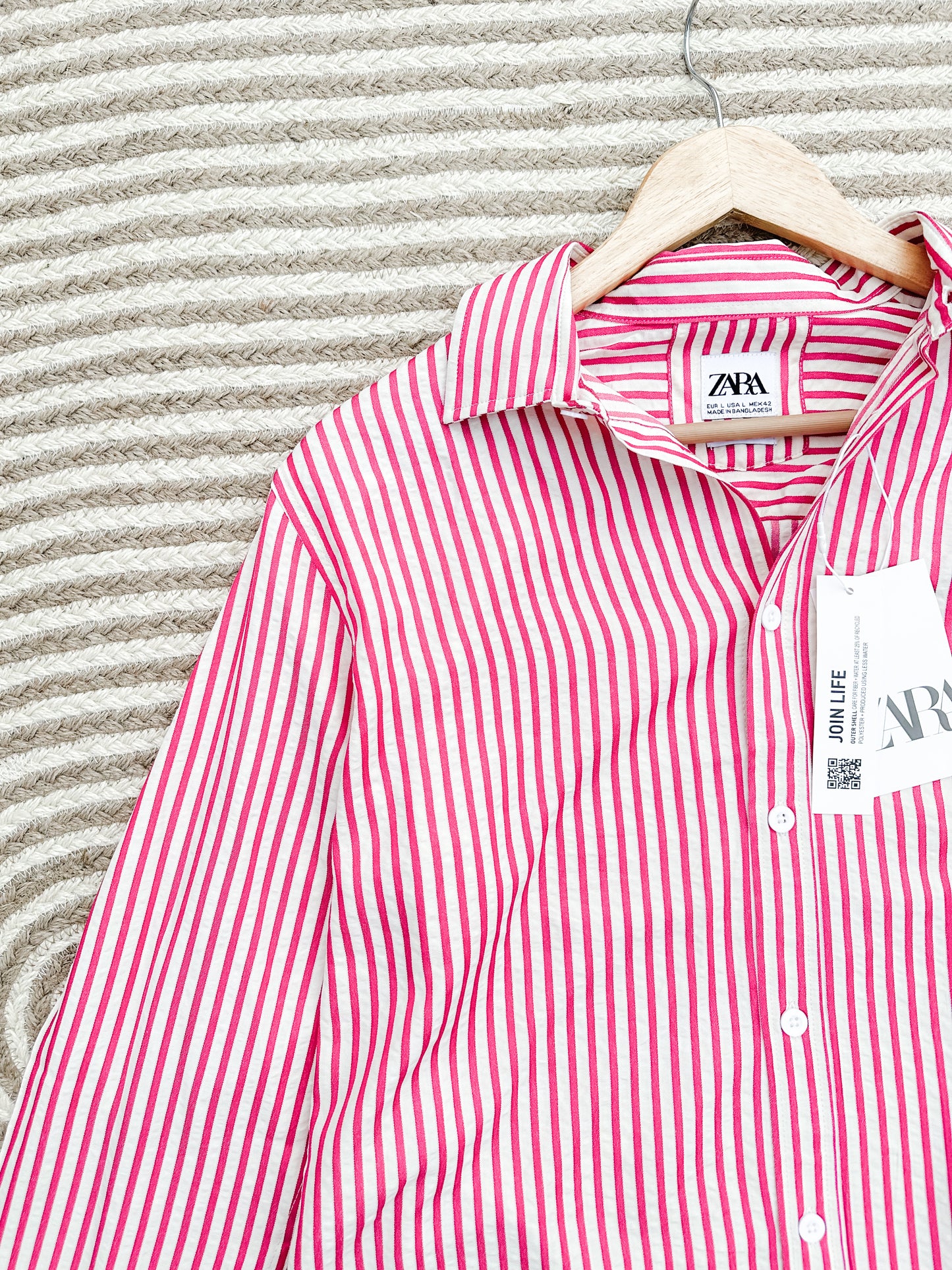 Minimal shirt - Rose line