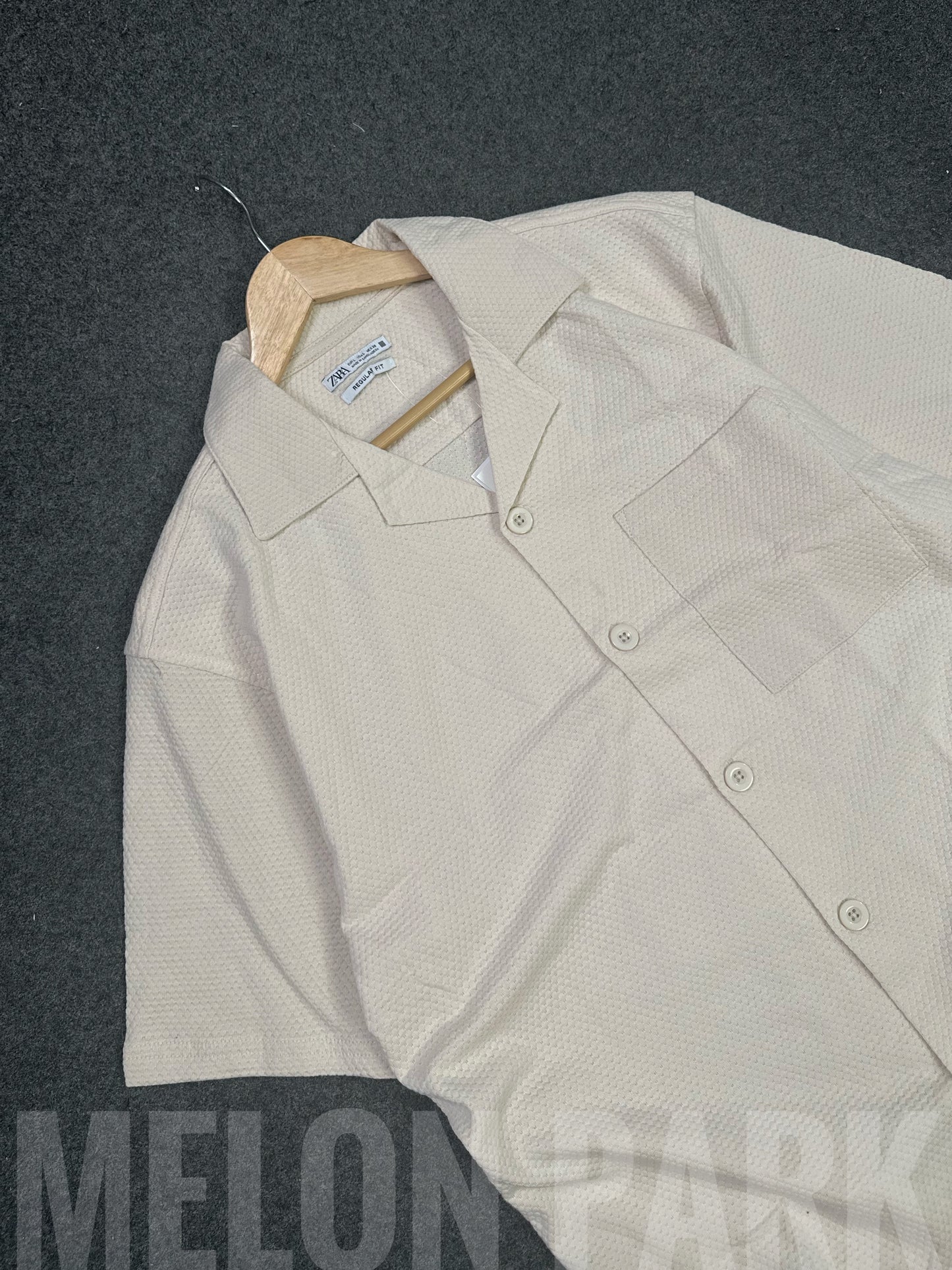 Off-White Dropshoulder Cuban Shirt