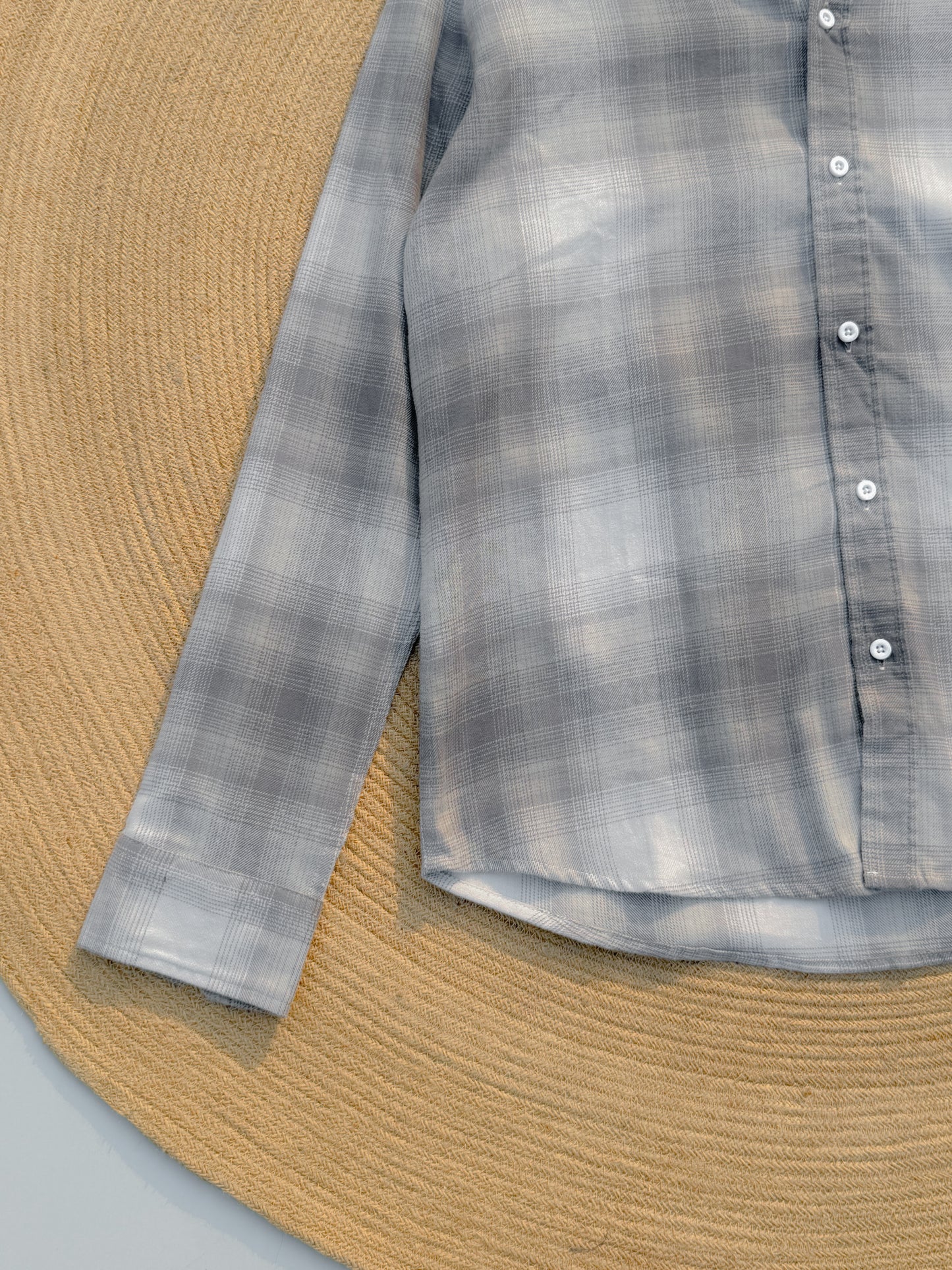 Gentle Check shirt - Ash Shadow