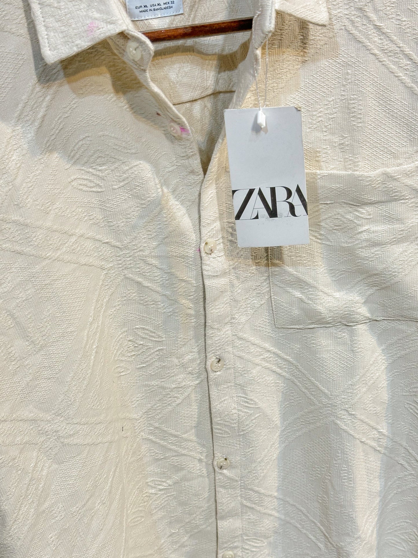Rich Full Sleeve - Pearl ivory texture
