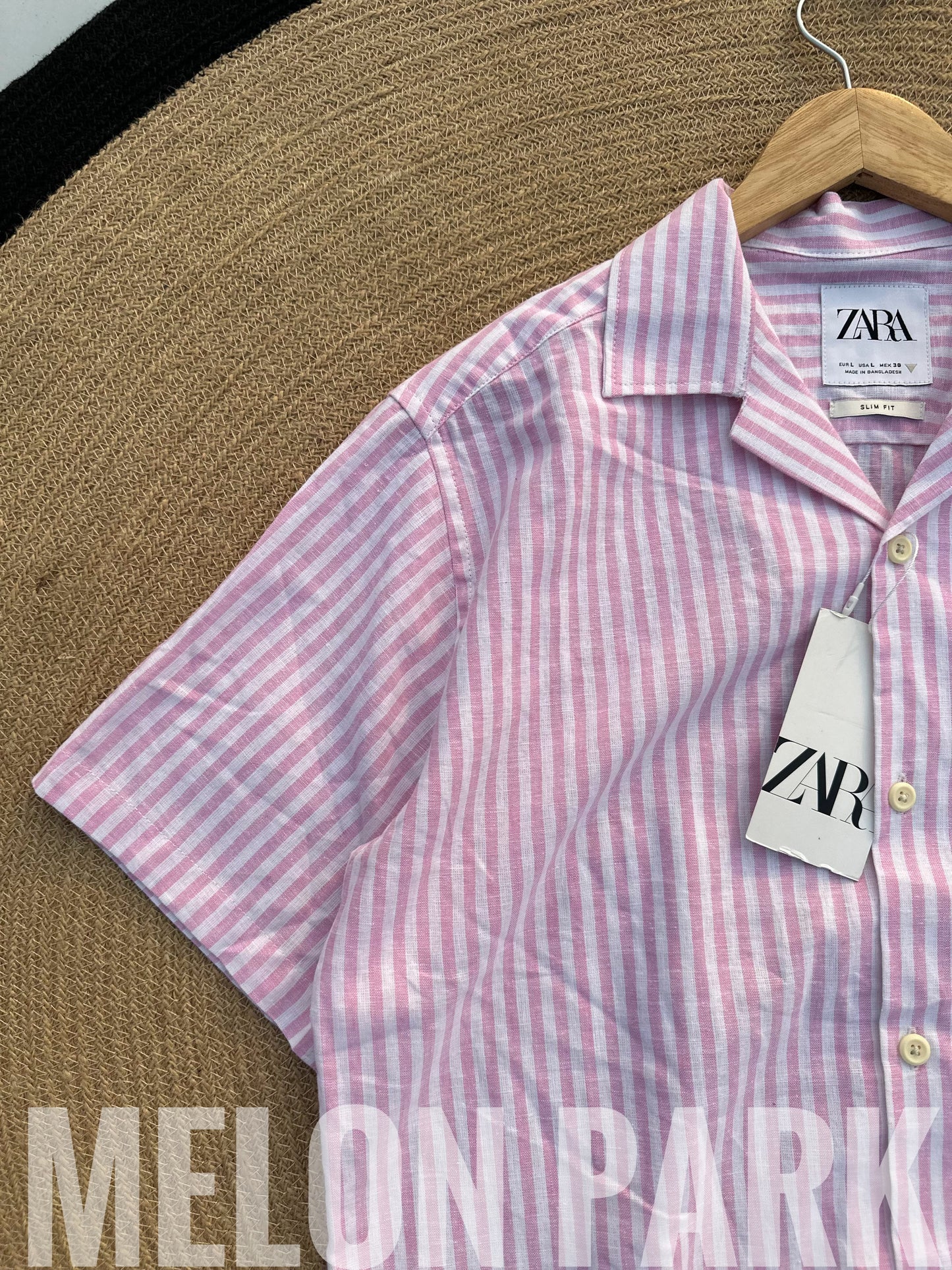 Baby Pink Old Money Cuban Shirt