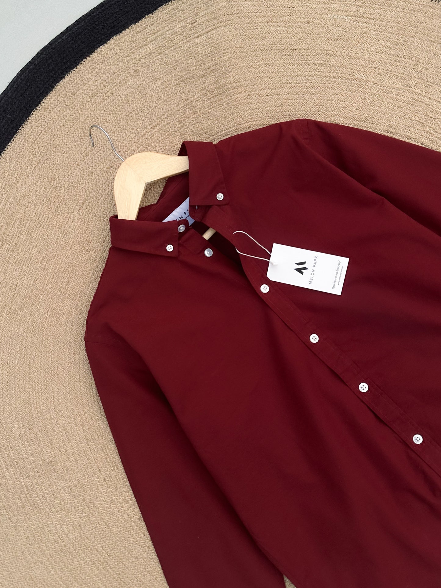 Oxford Shirt - Maroon