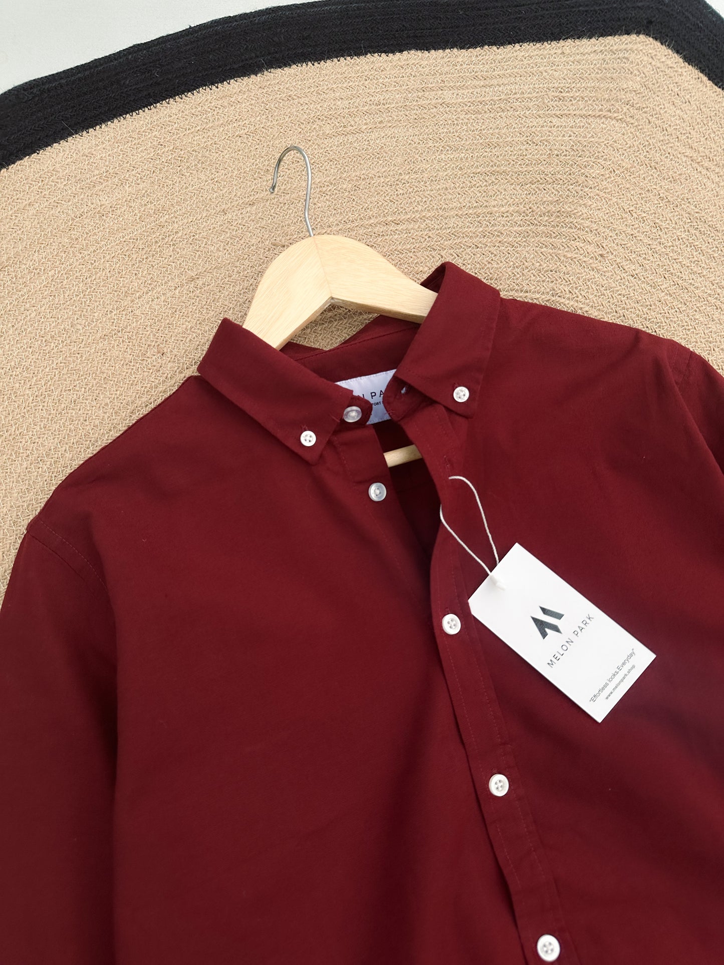 Oxford Shirt - Maroon