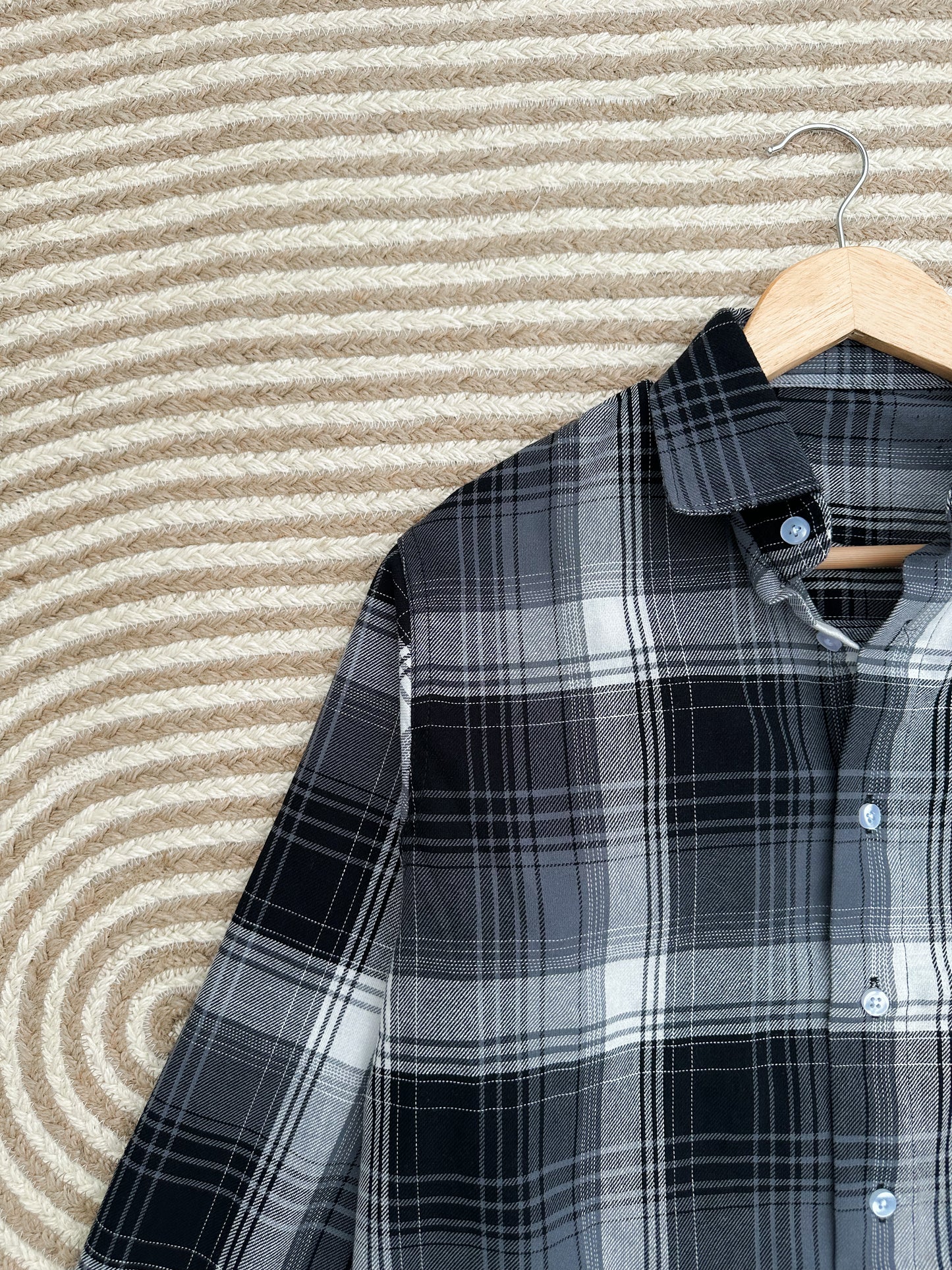 Gentle Check shirt - Storm grid
