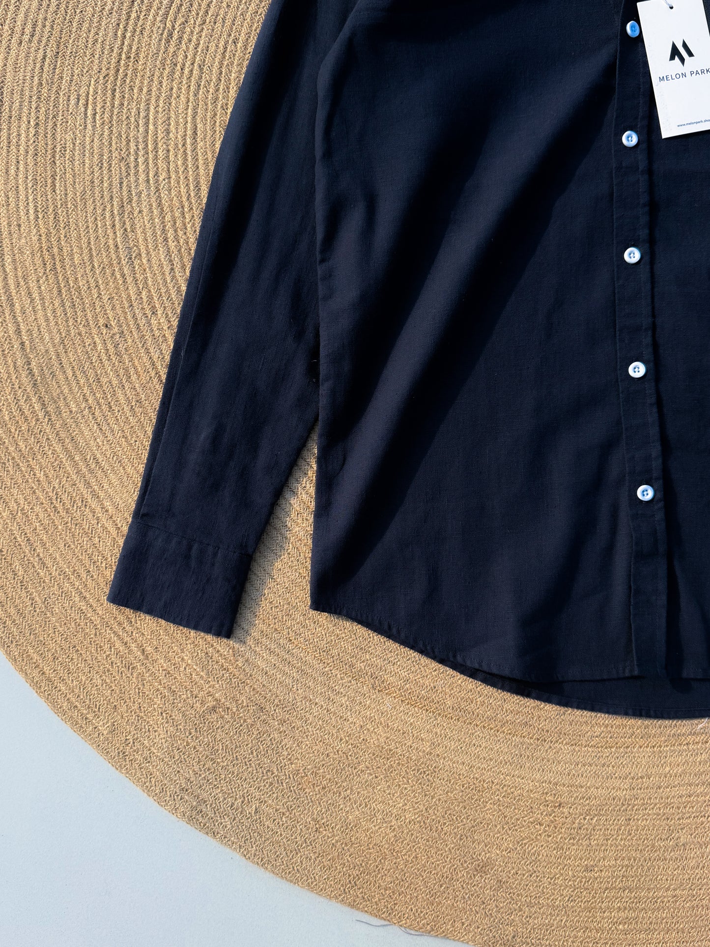 Signature Remi cotton shirt - Dark Navy Blue