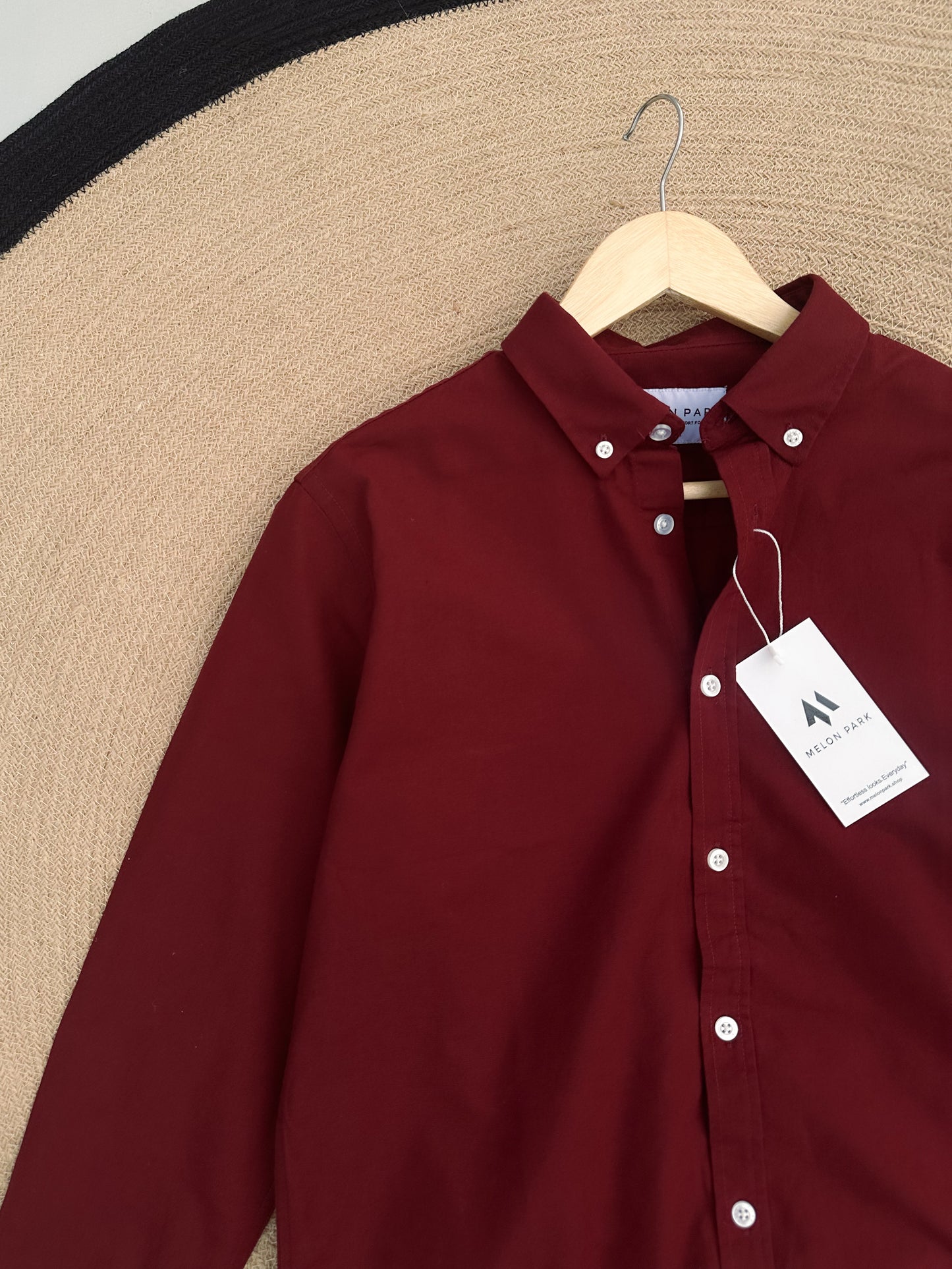 Oxford Shirt - Maroon