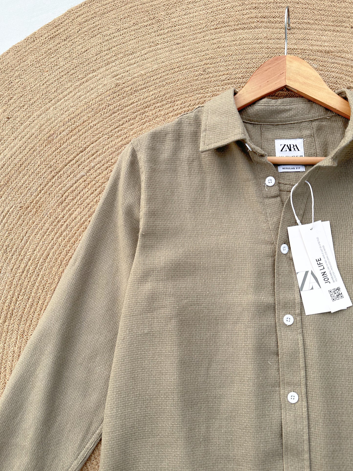 Refined full sleeve shirt - Desert Mist