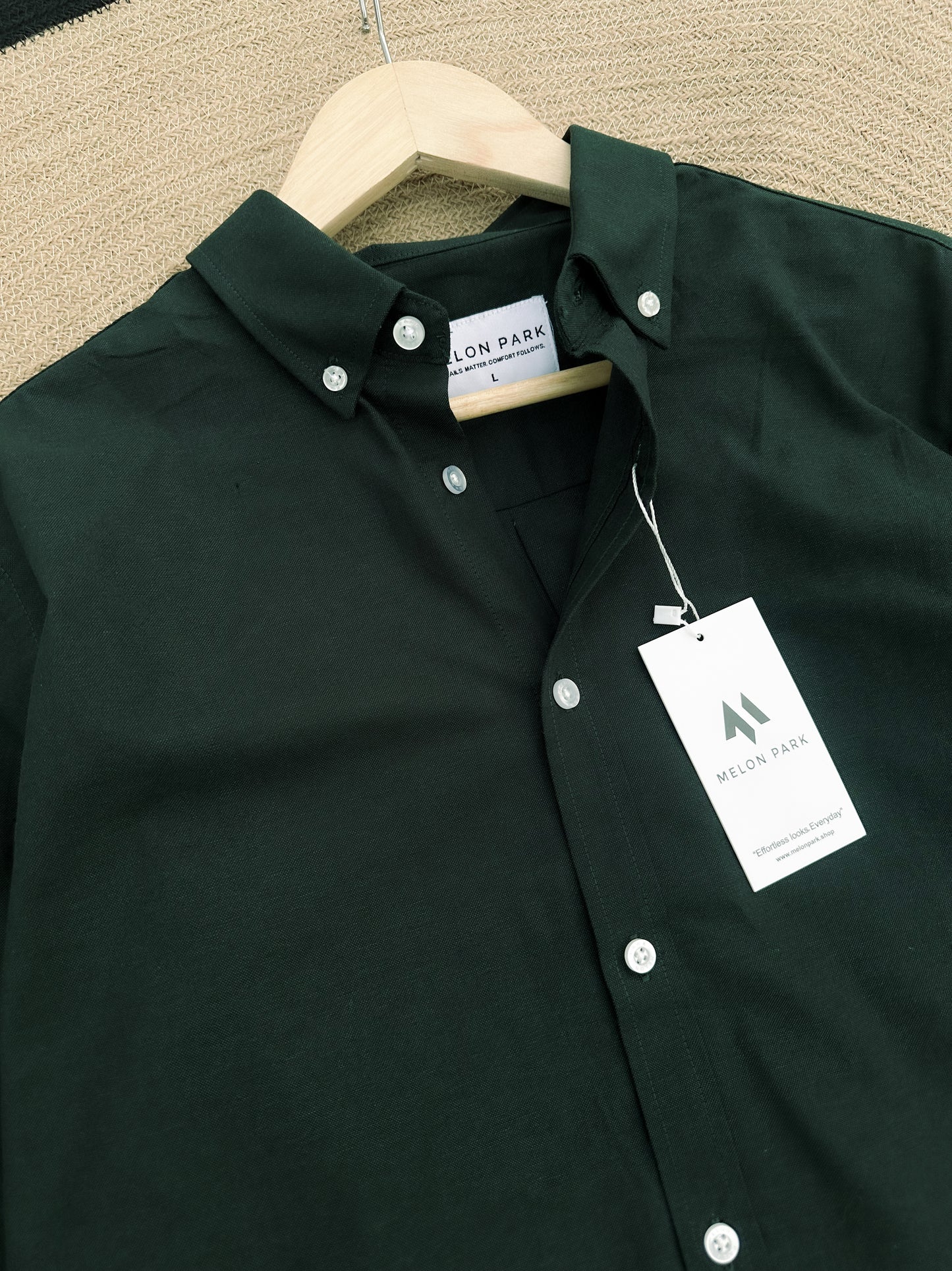Oxford Shirt - Bottle Green