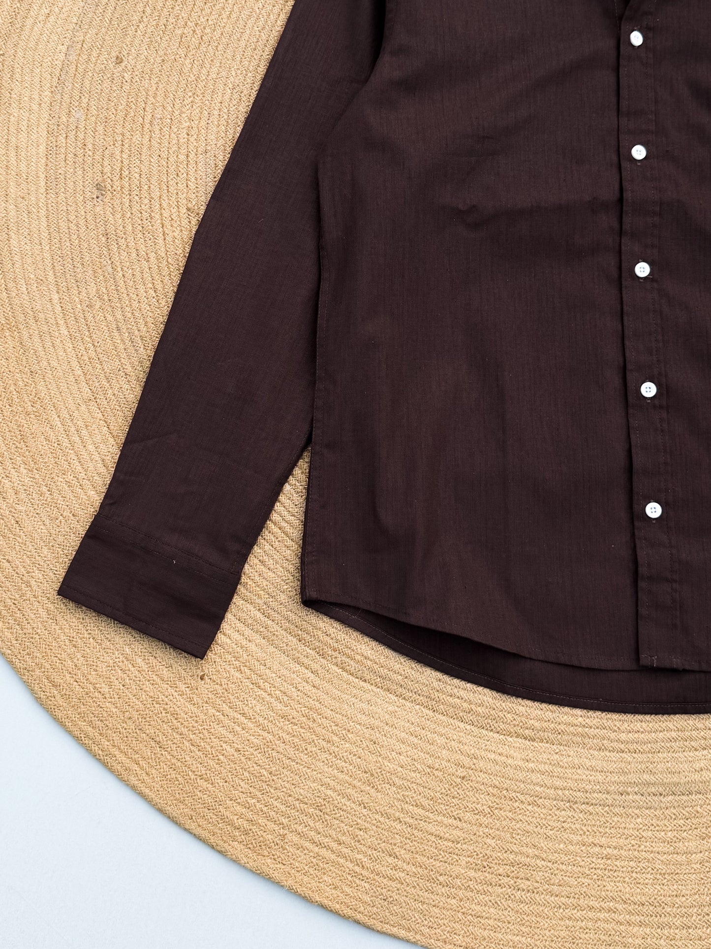 Signature Remi cotton shirt - Dark Chocolate