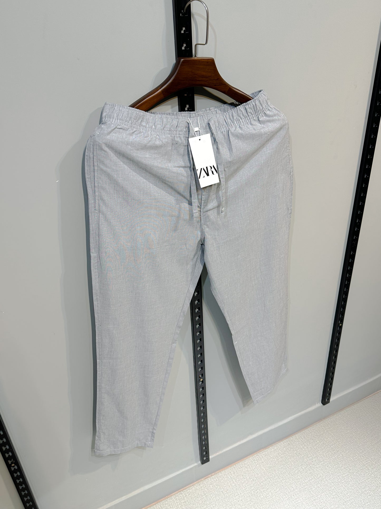 Remi Cotton Trouser - Grey