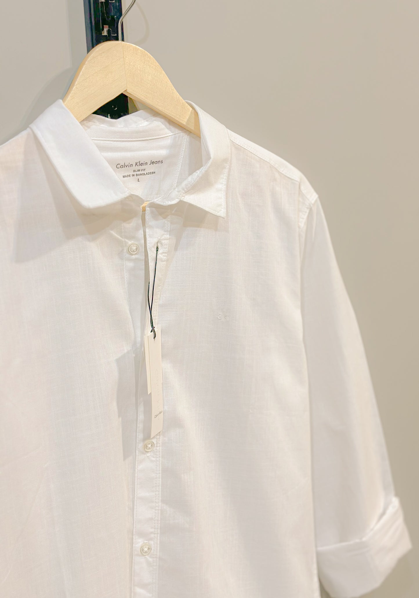 Classic full sleeve shirt - White