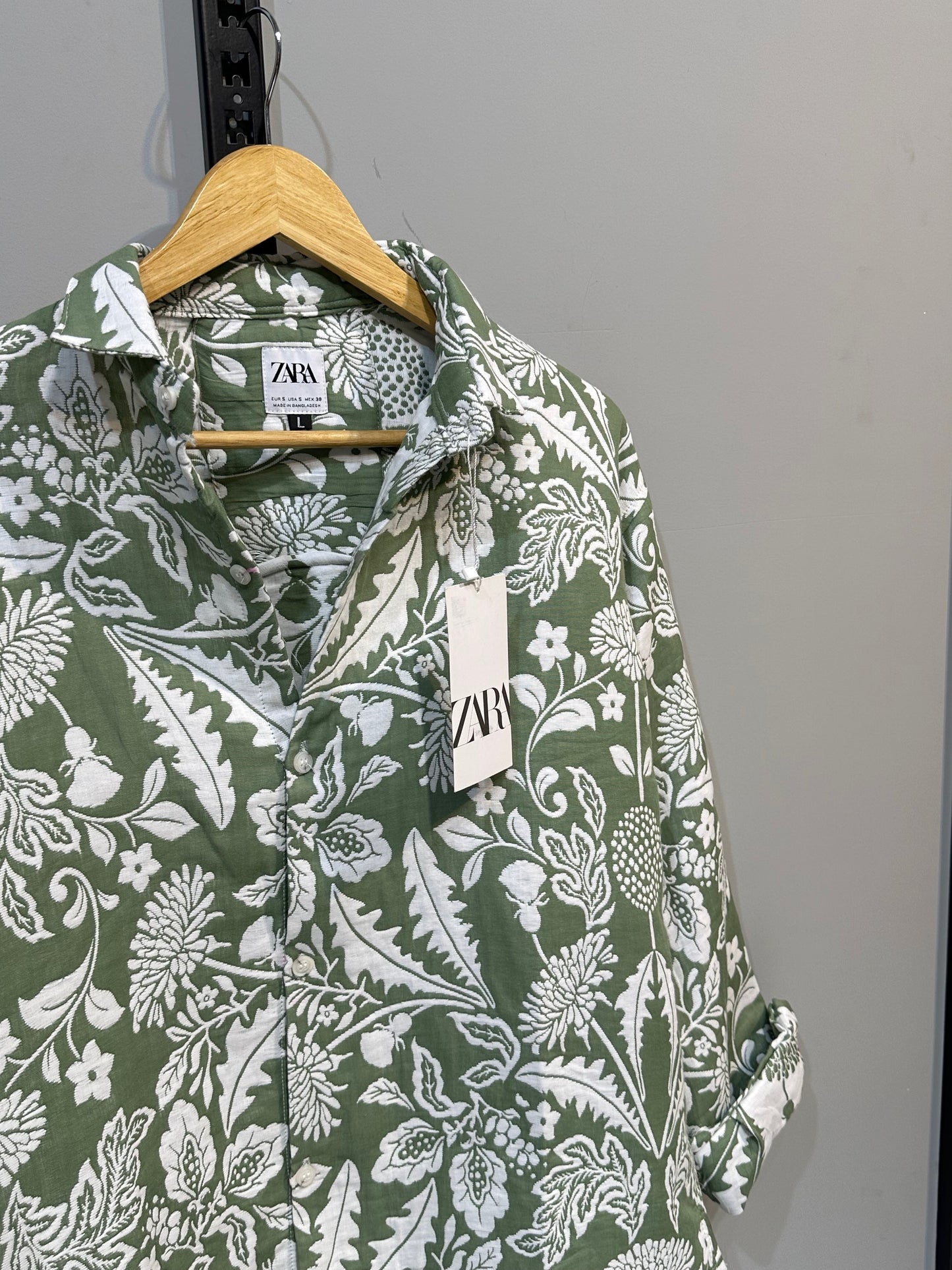 Rich Full Sleeve - Floral Olive