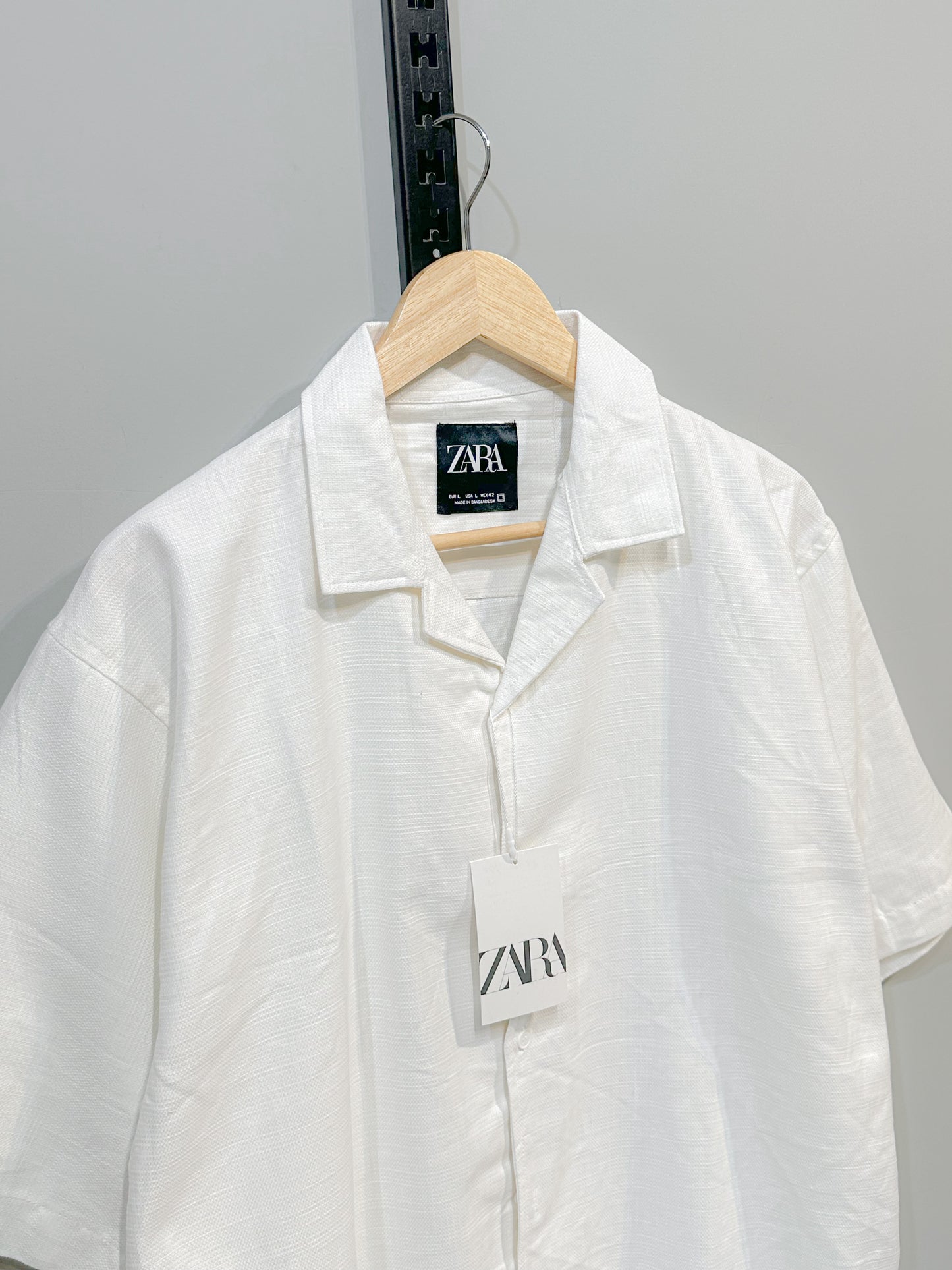 Cuban half shirt - White