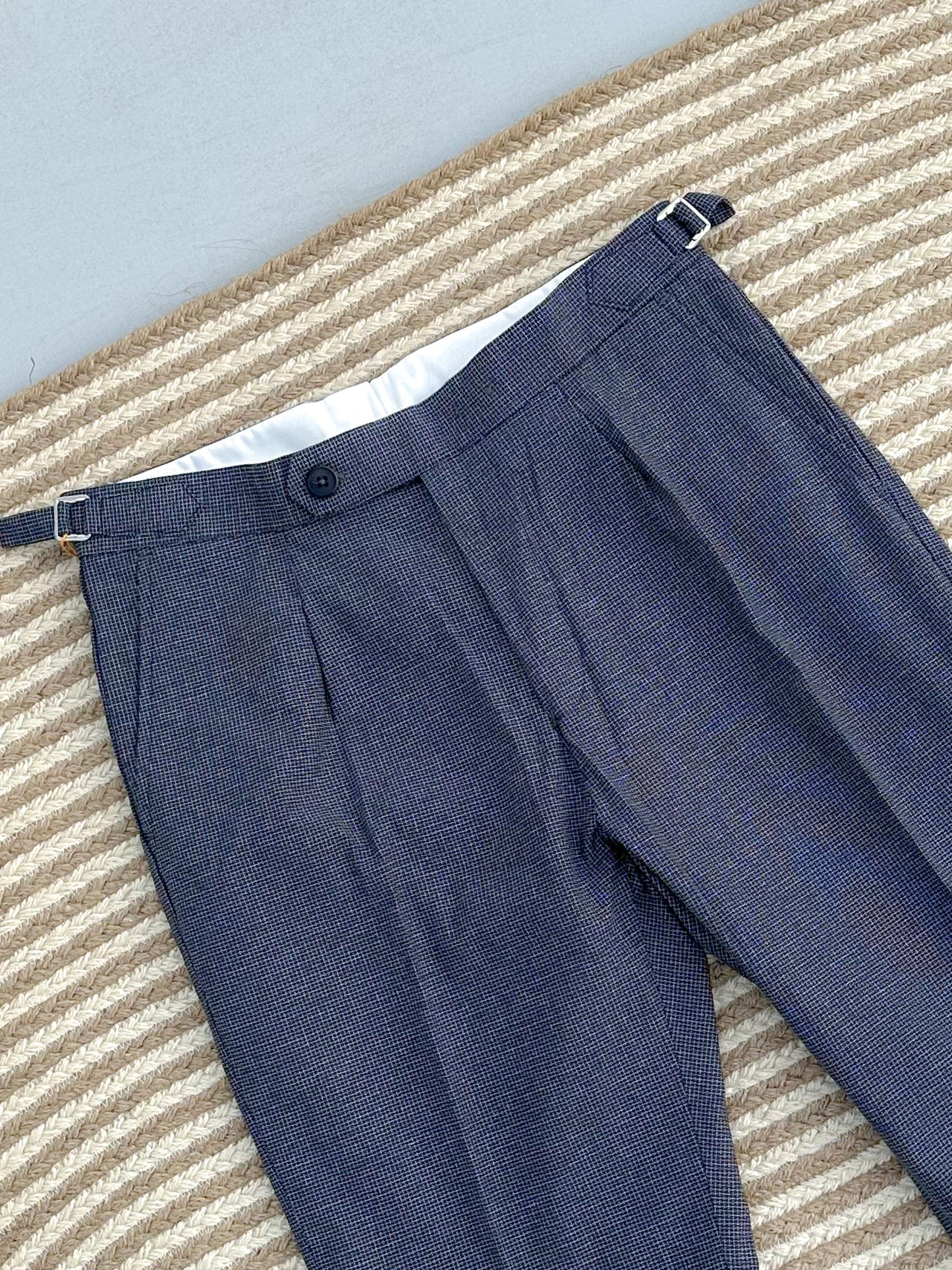 Baggy Formal Pant - Bluish Grey