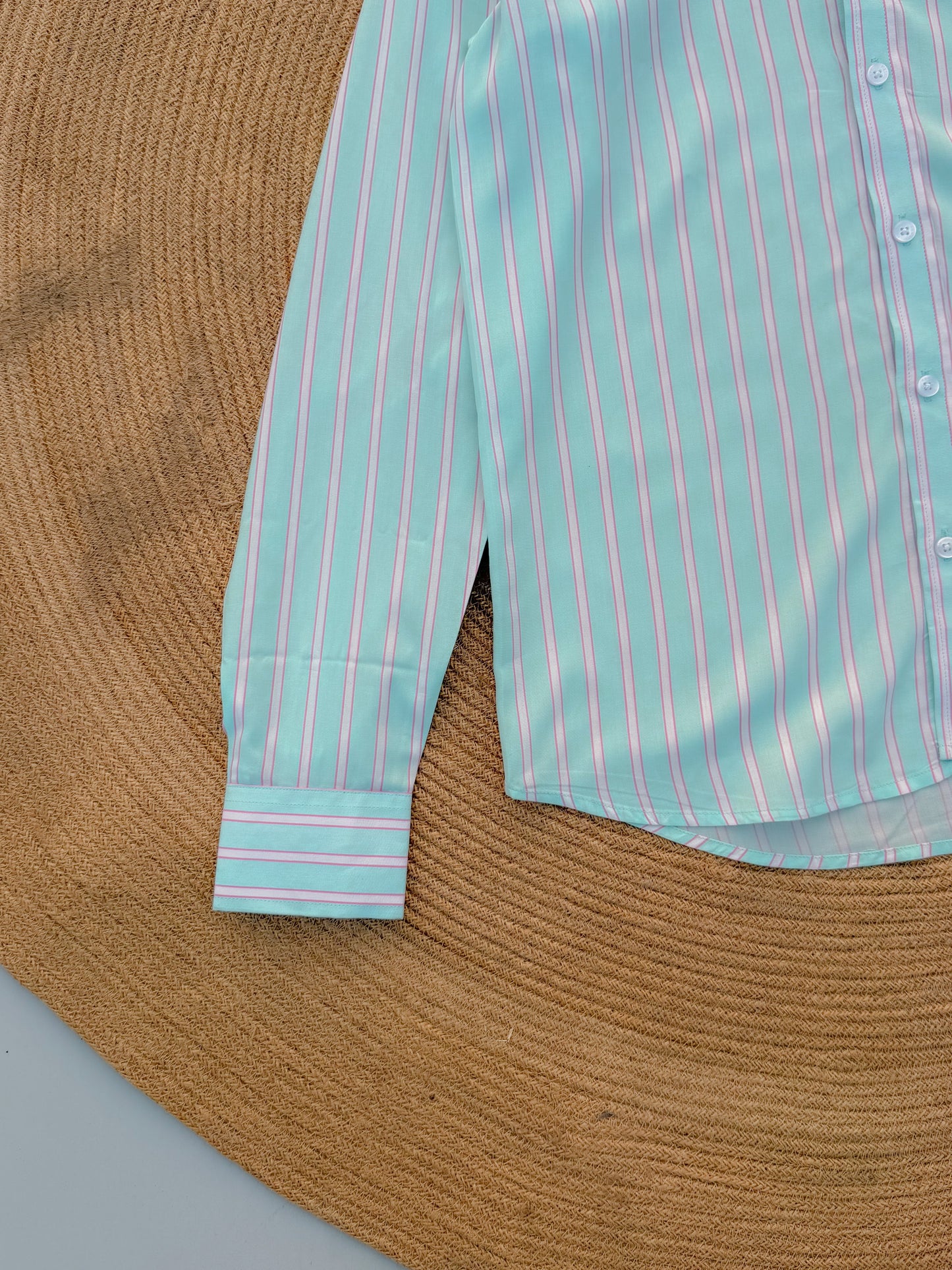 Old Money full sleeve shirt - Seafoam