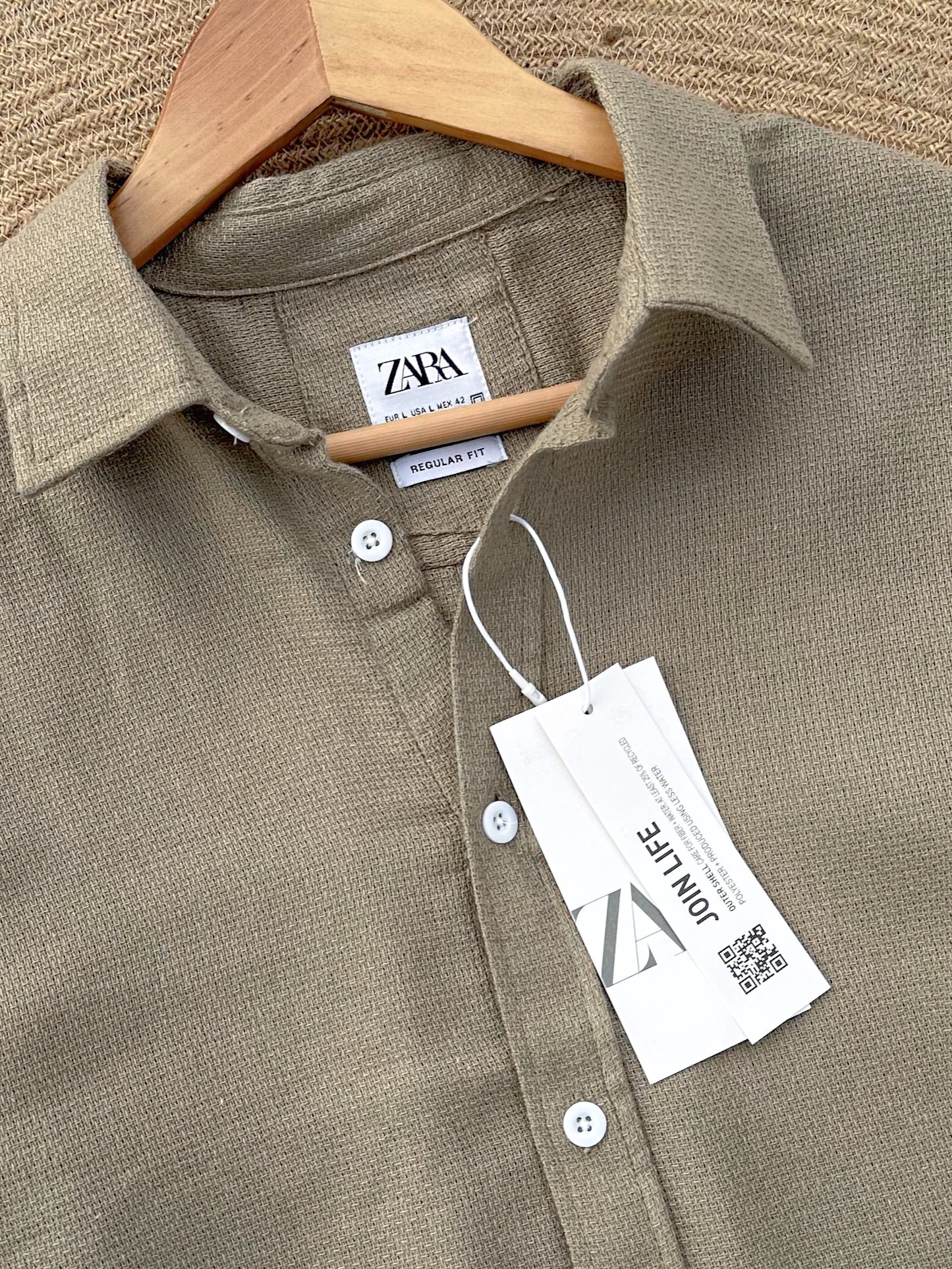 Refined full sleeve shirt - Desert Mist