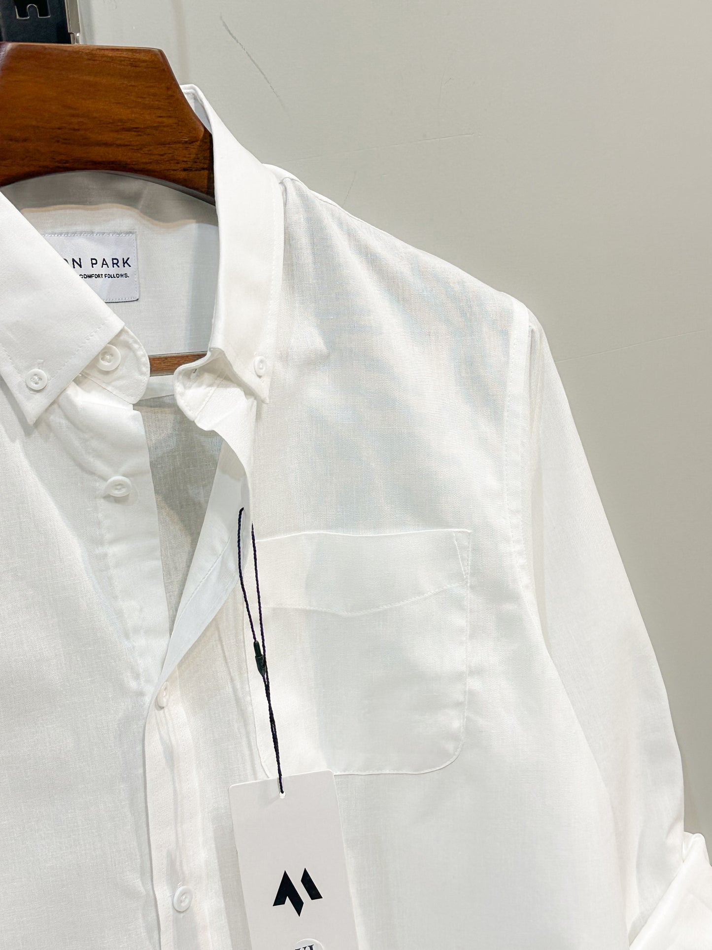 Linen Full sleeve Shirt- Soft White