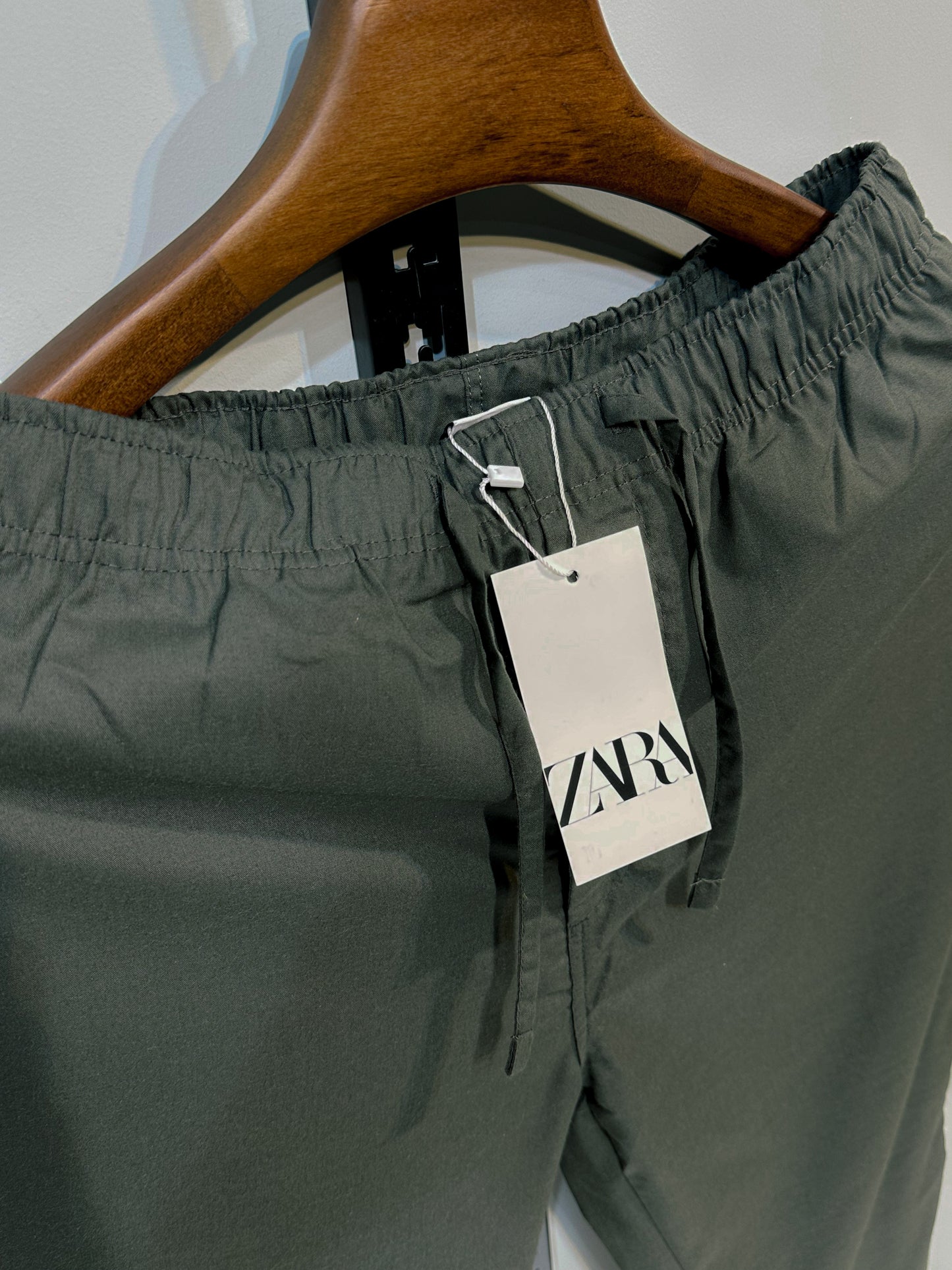 Remi Cotton Trouser - Dark Olive