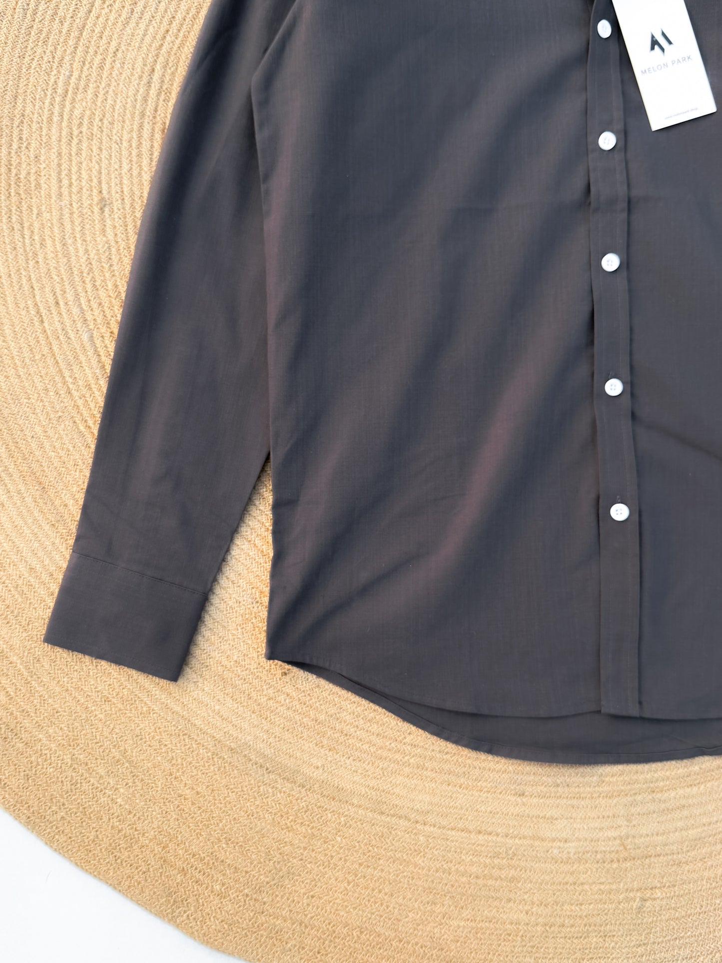 Signature Remi cotton shirt - Charcoal Grey