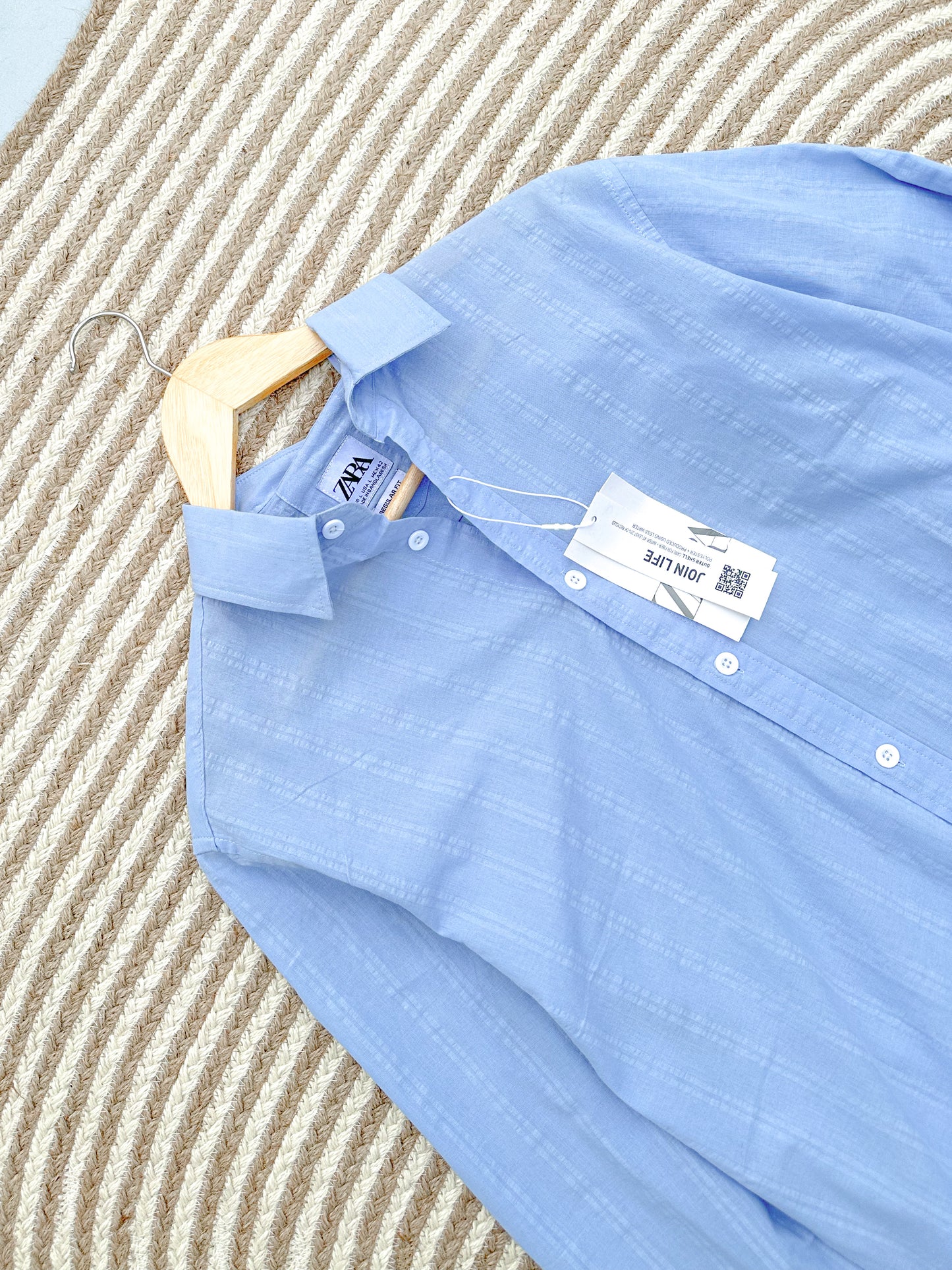 Minimal shirt - Echo Blue