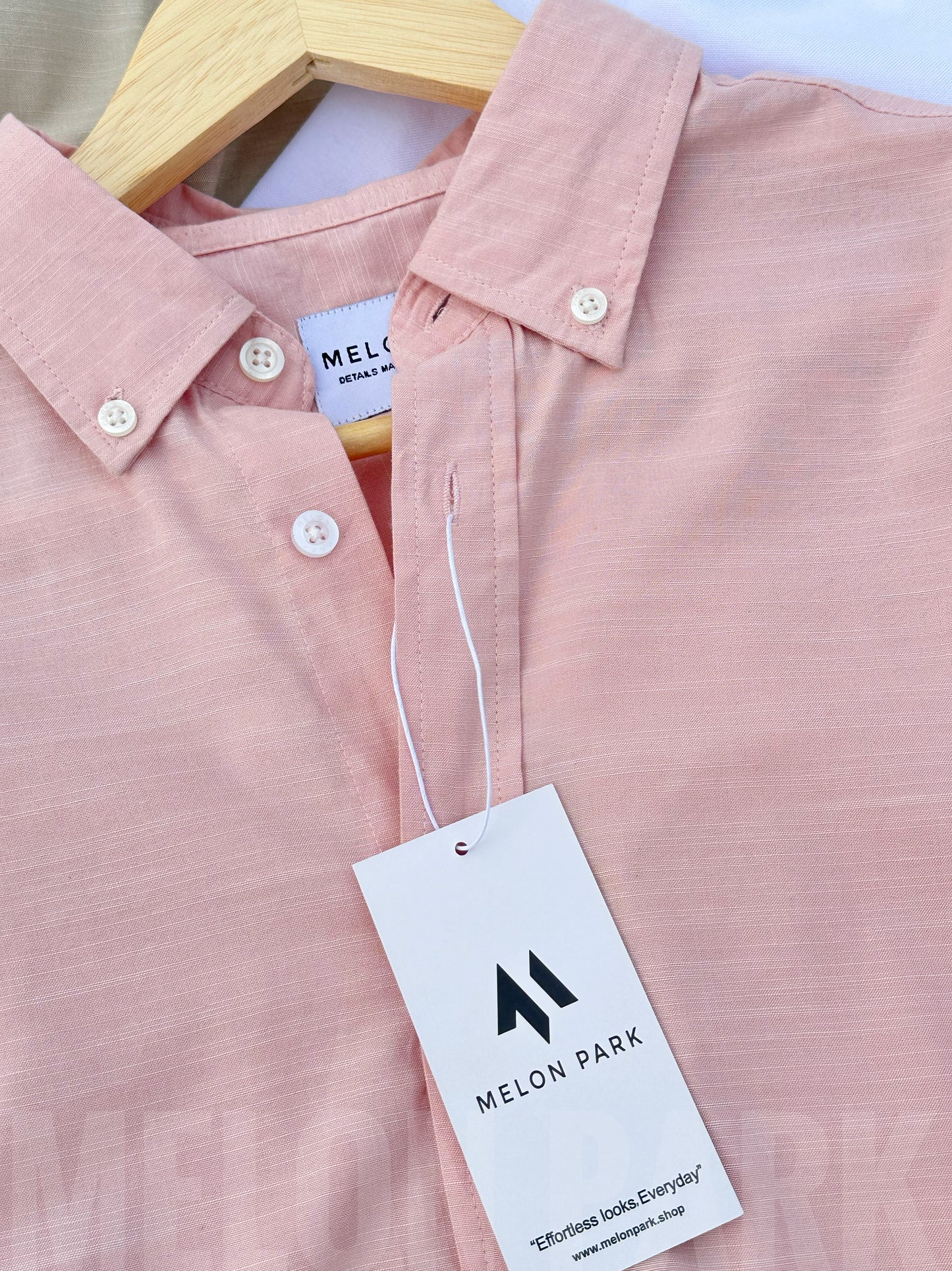 Linen Full sleeve Shirt- Pookie Pink