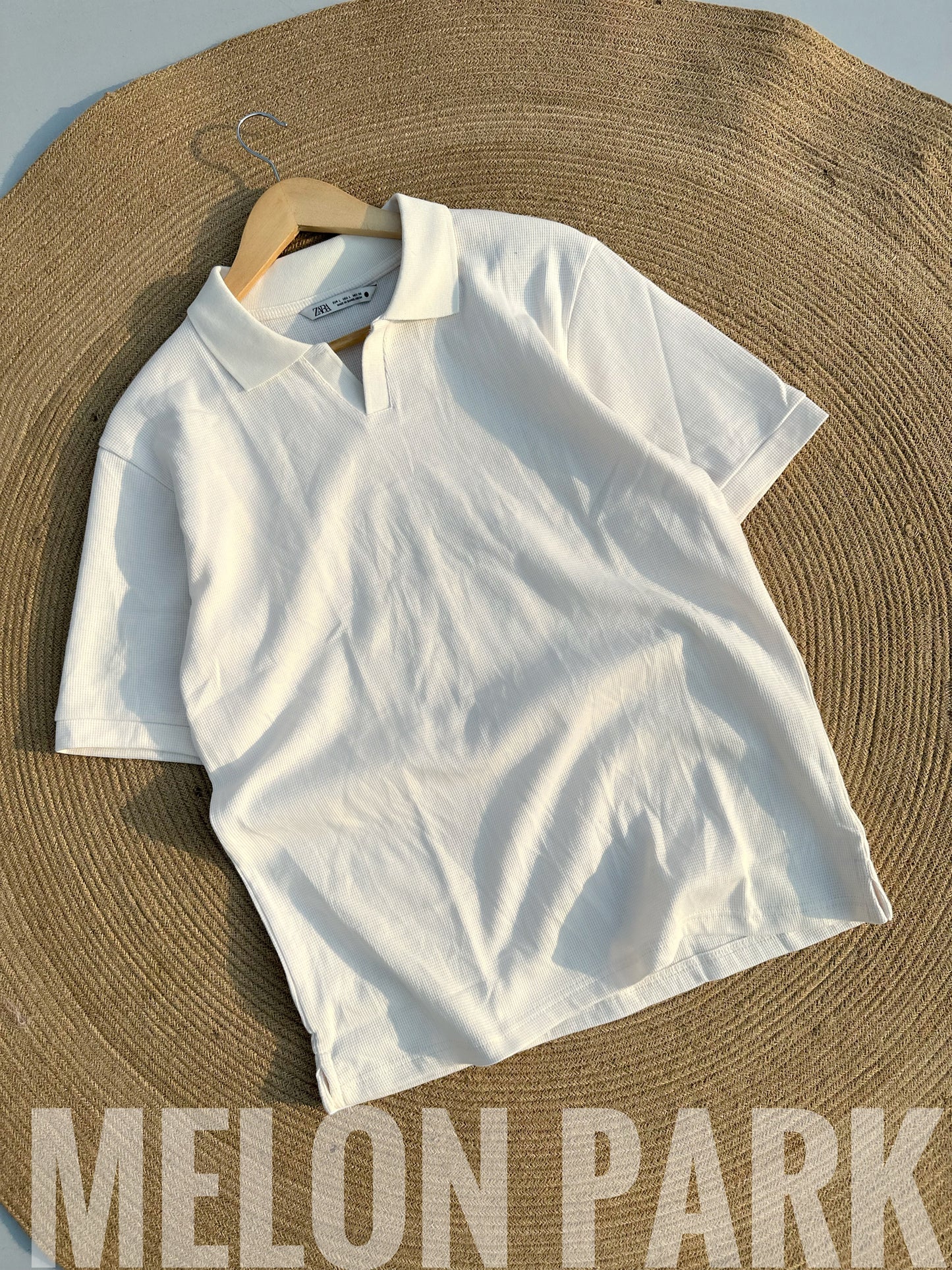 Off-White Dropshoulder Waffle polo