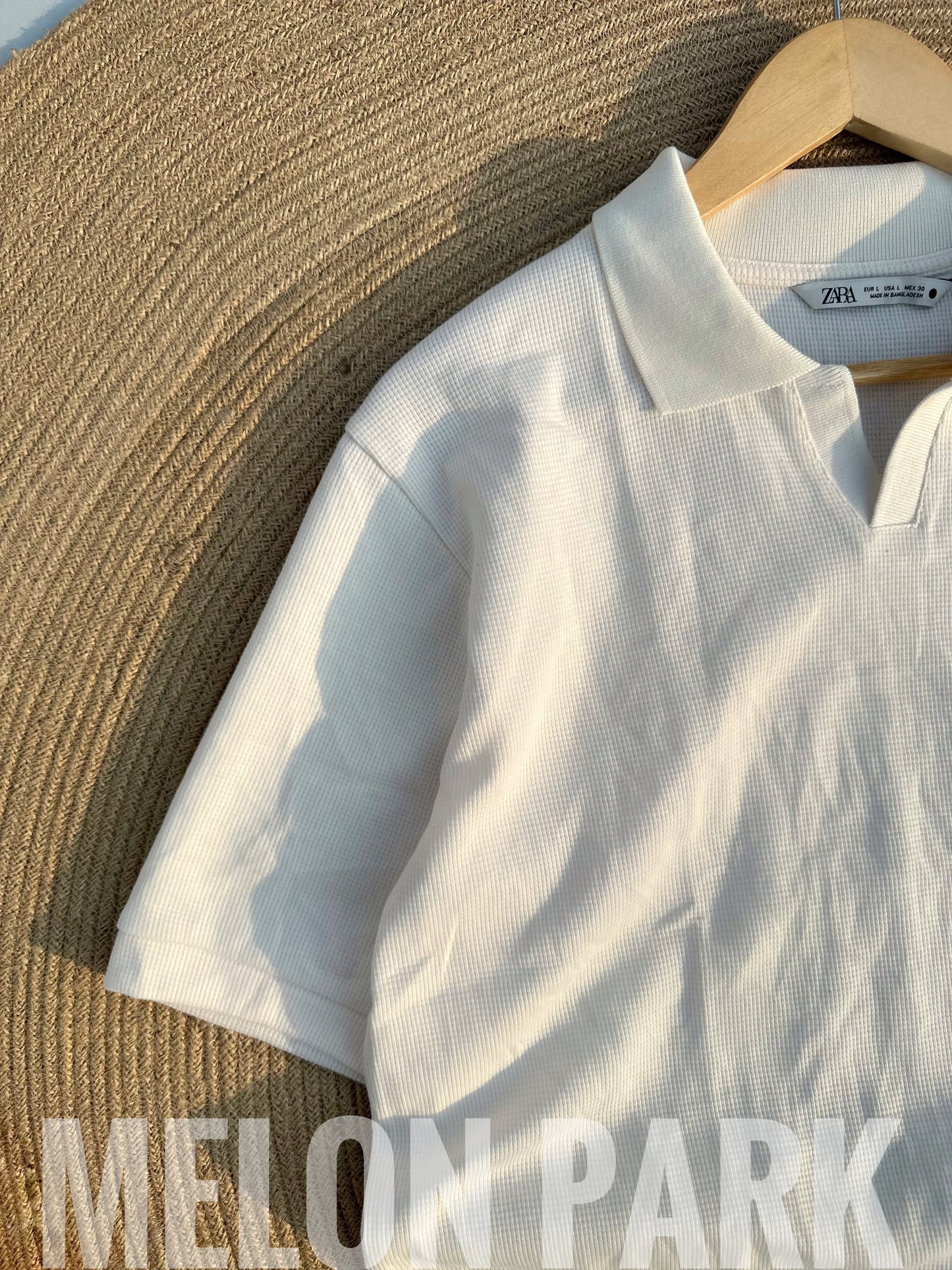 Off-White Dropshoulder Waffle polo