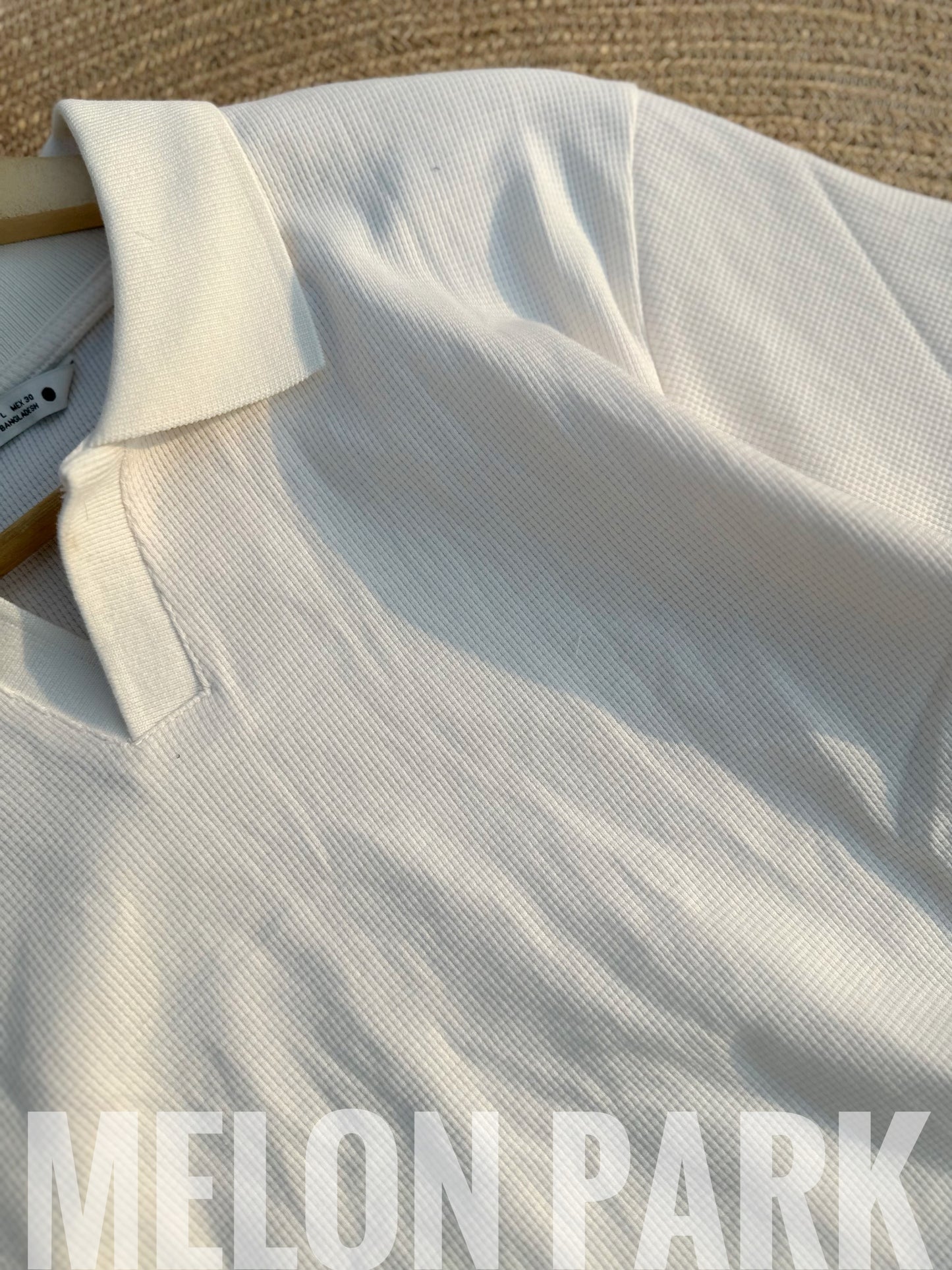 Off-White Dropshoulder Waffle polo