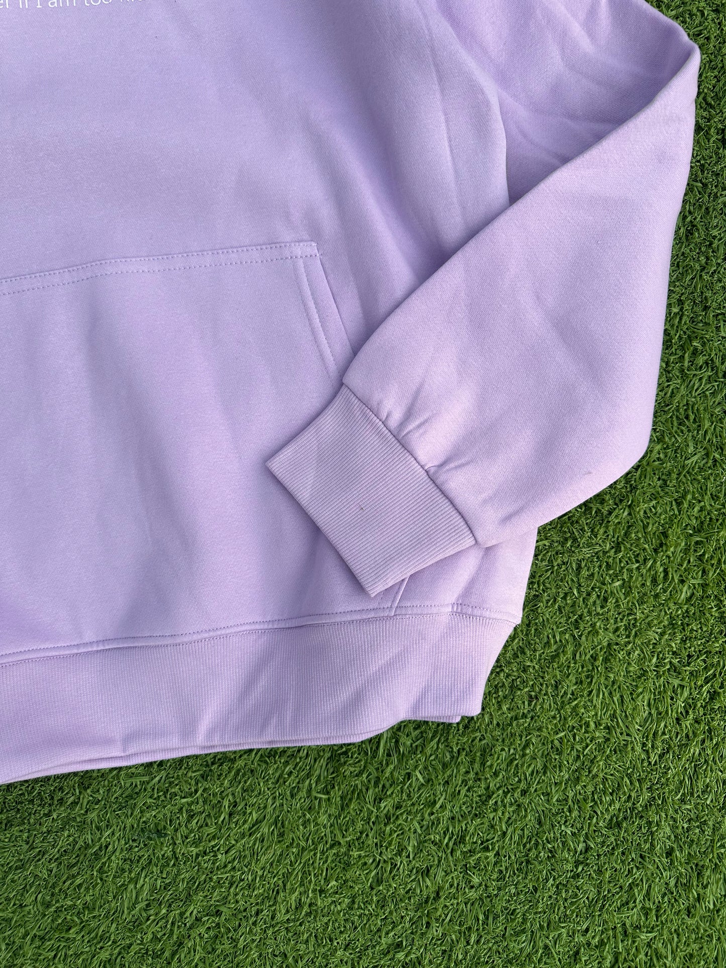 Lavender Sily Dropshoulder Hoodie