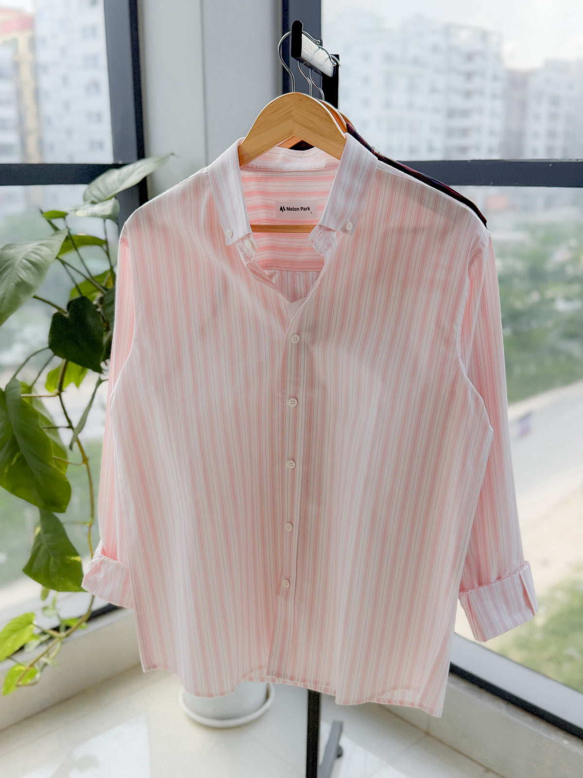 Gentle stripe shirt - Soft Sorbet