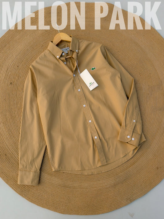 Solid Shirt - Beige