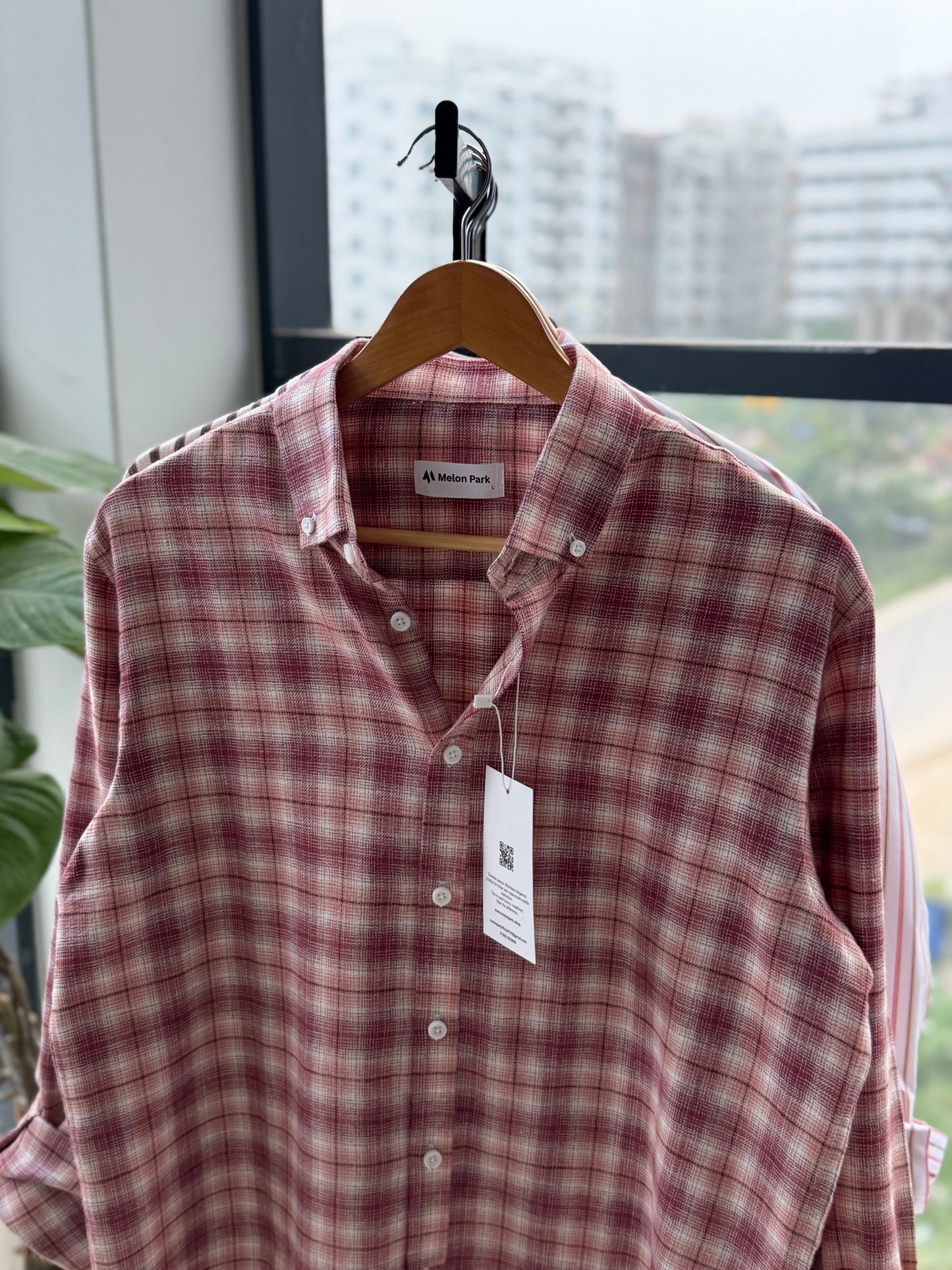 Gentle check shirt - The Rosewood Check