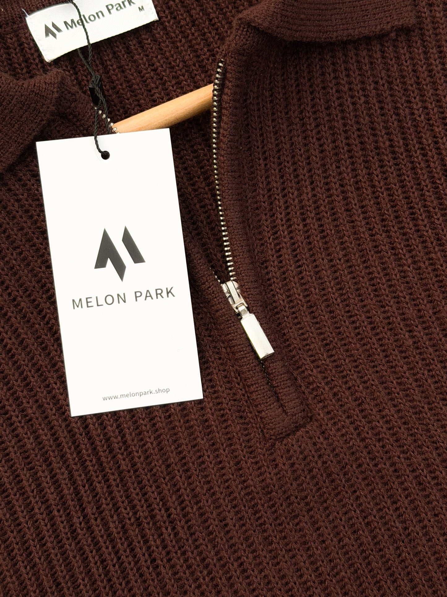 Rich Sweater Polo - Chocolate