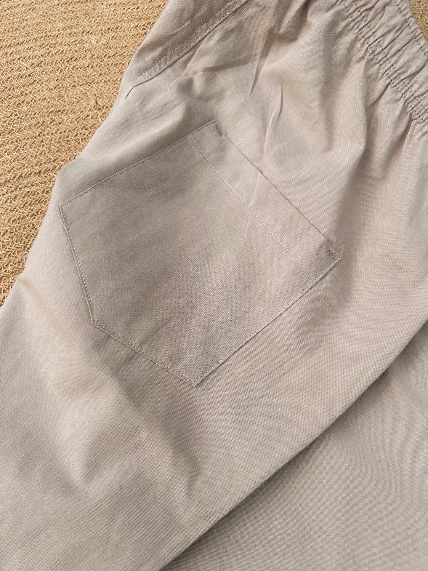 Remi Cotton Trouser - Beige