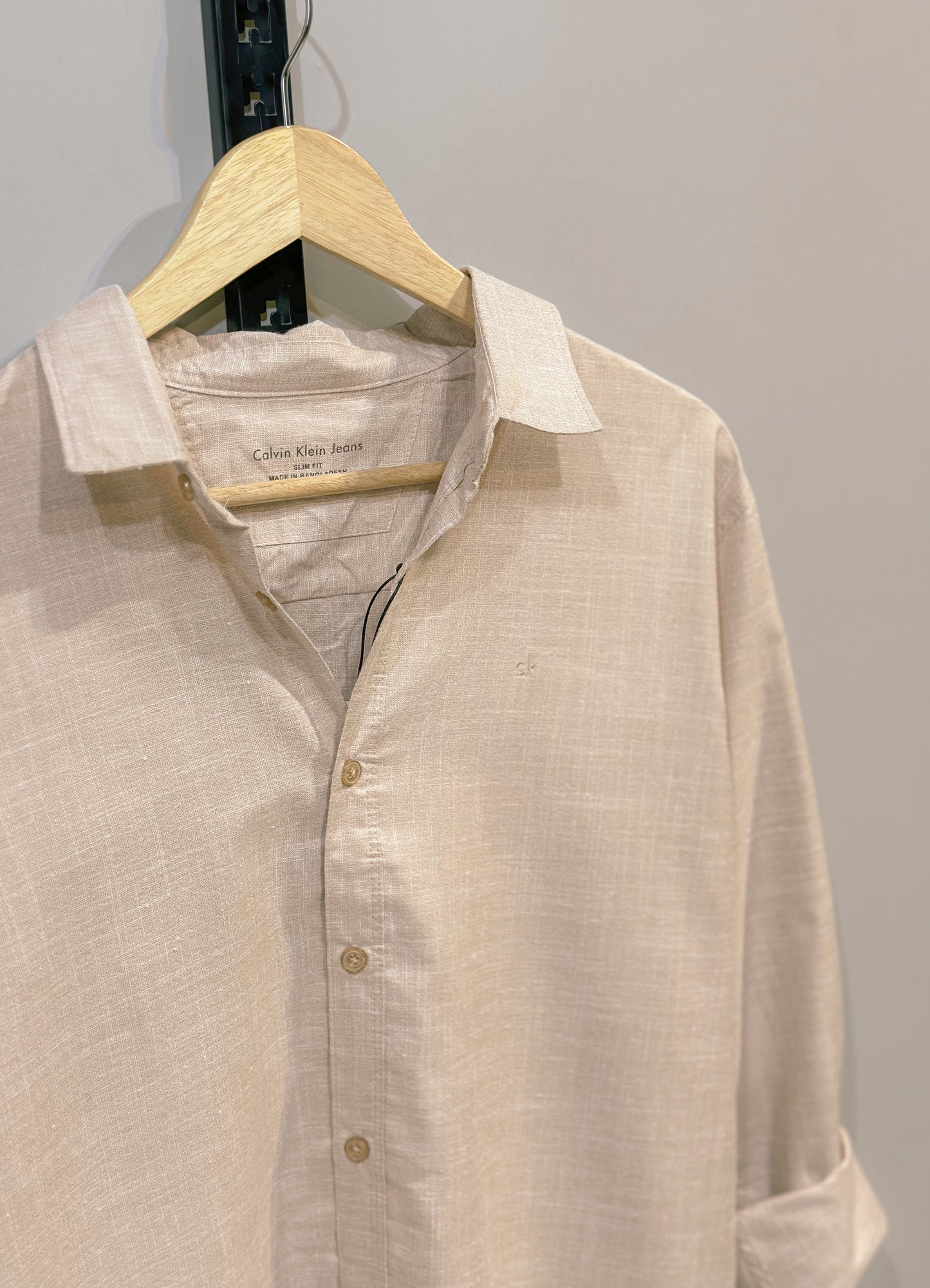 Classic full sleeve shirt - Beige