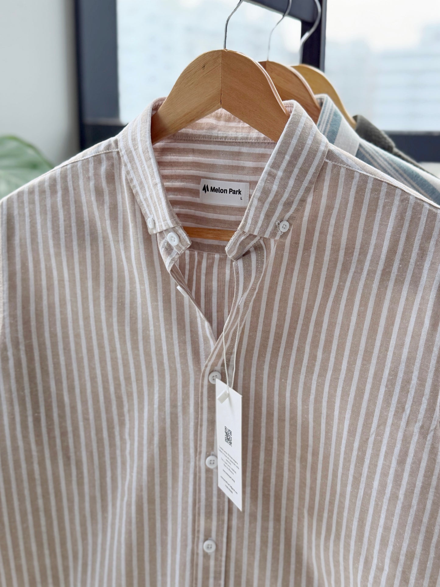 Gentle stripe shirt - Sandy Beach