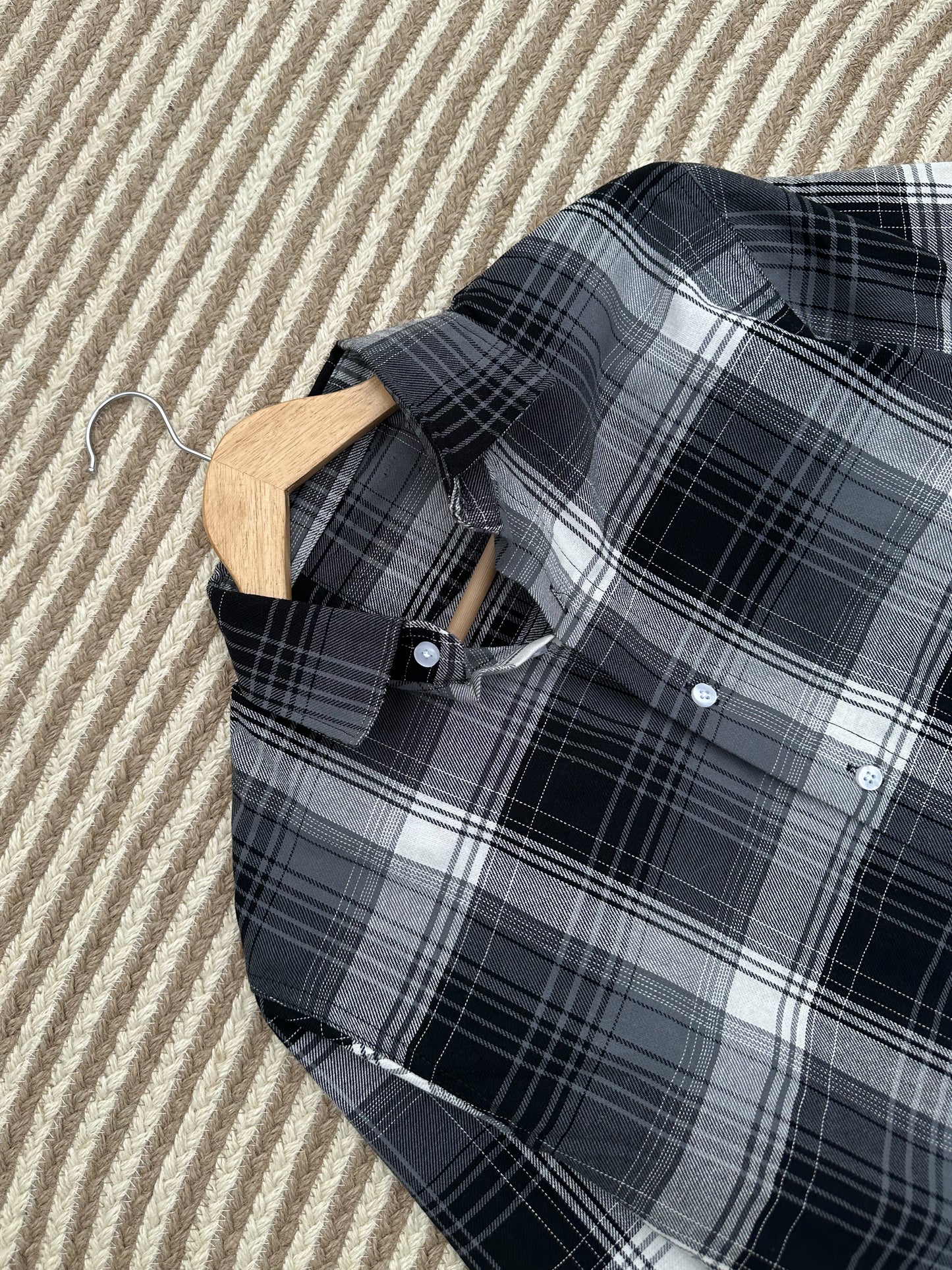 Gentle Check shirt - Storm grid