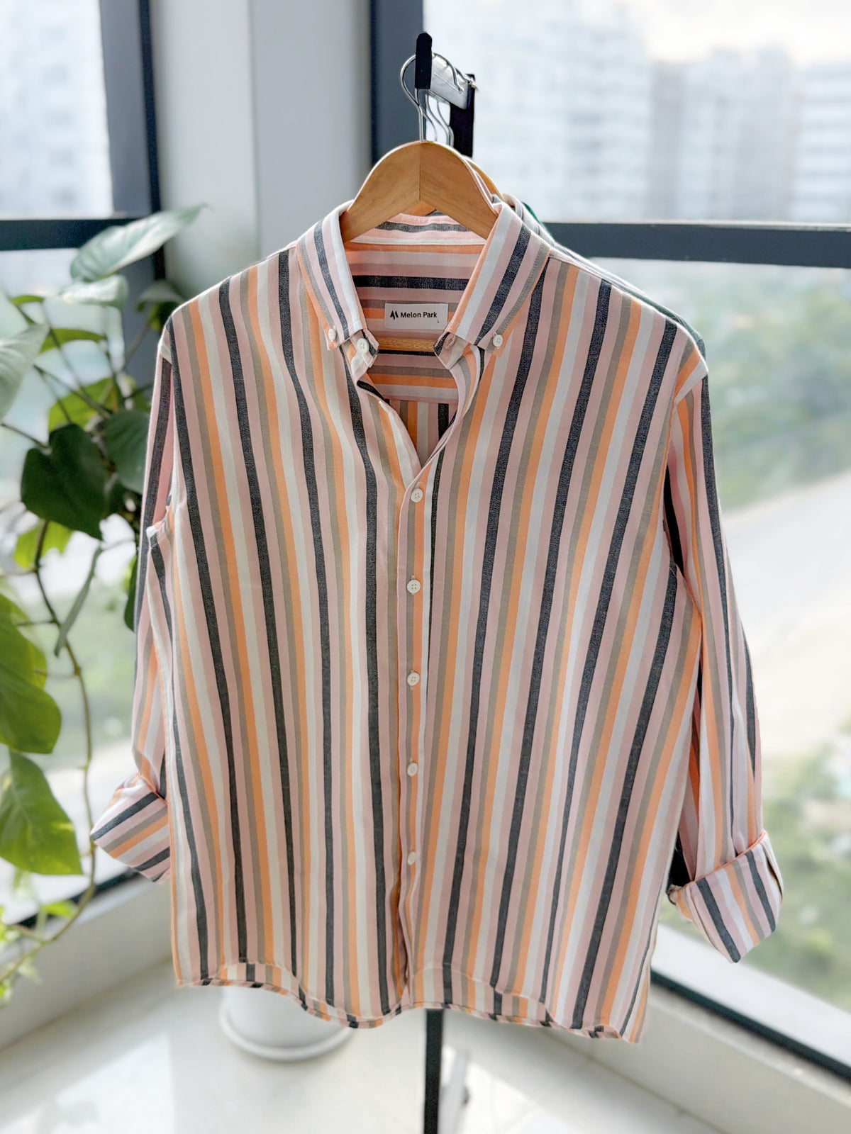 Gentle stripe shirt - Tuscan Melody