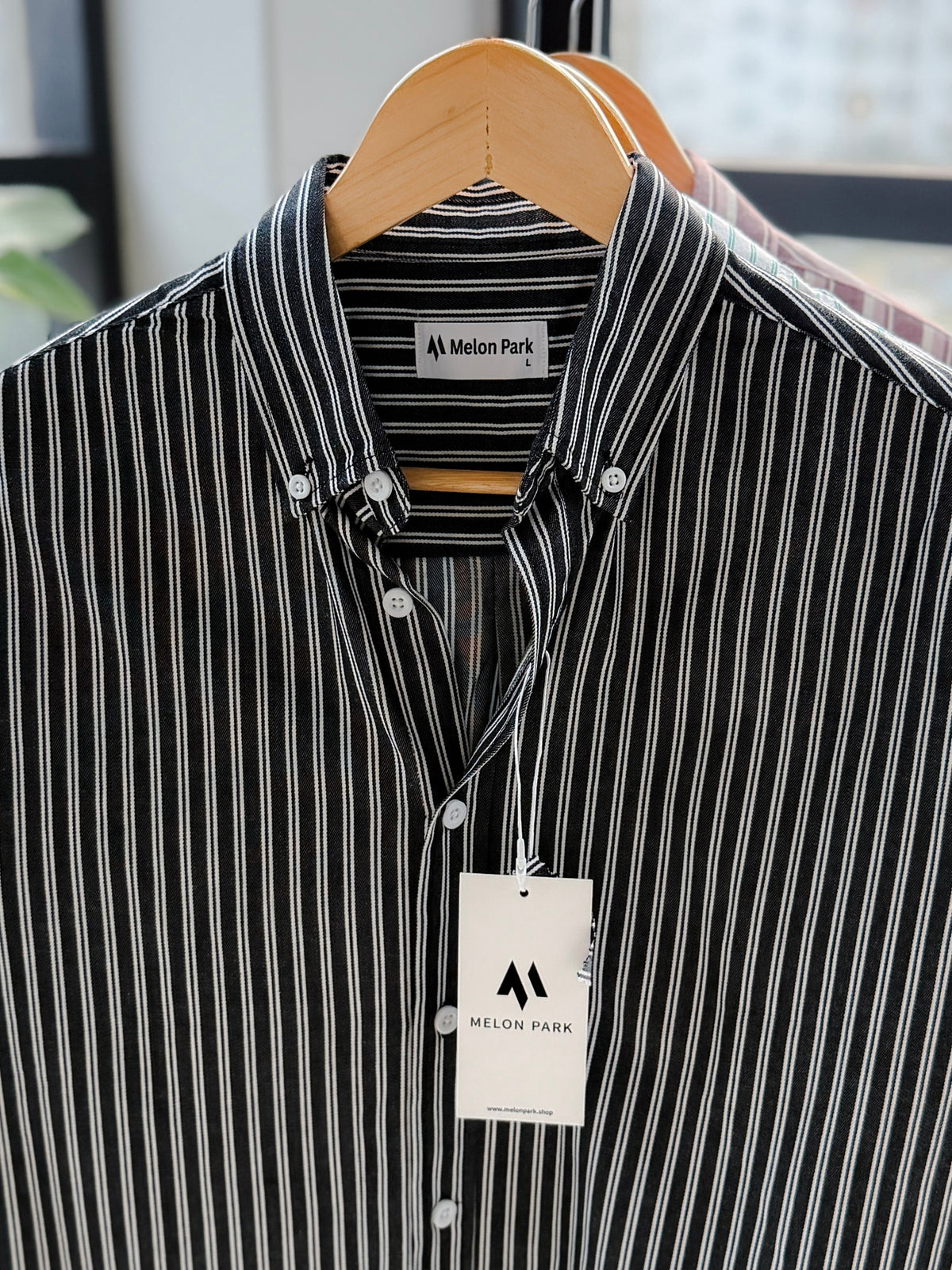 Gentle stripe shirt - Monochrome stripe